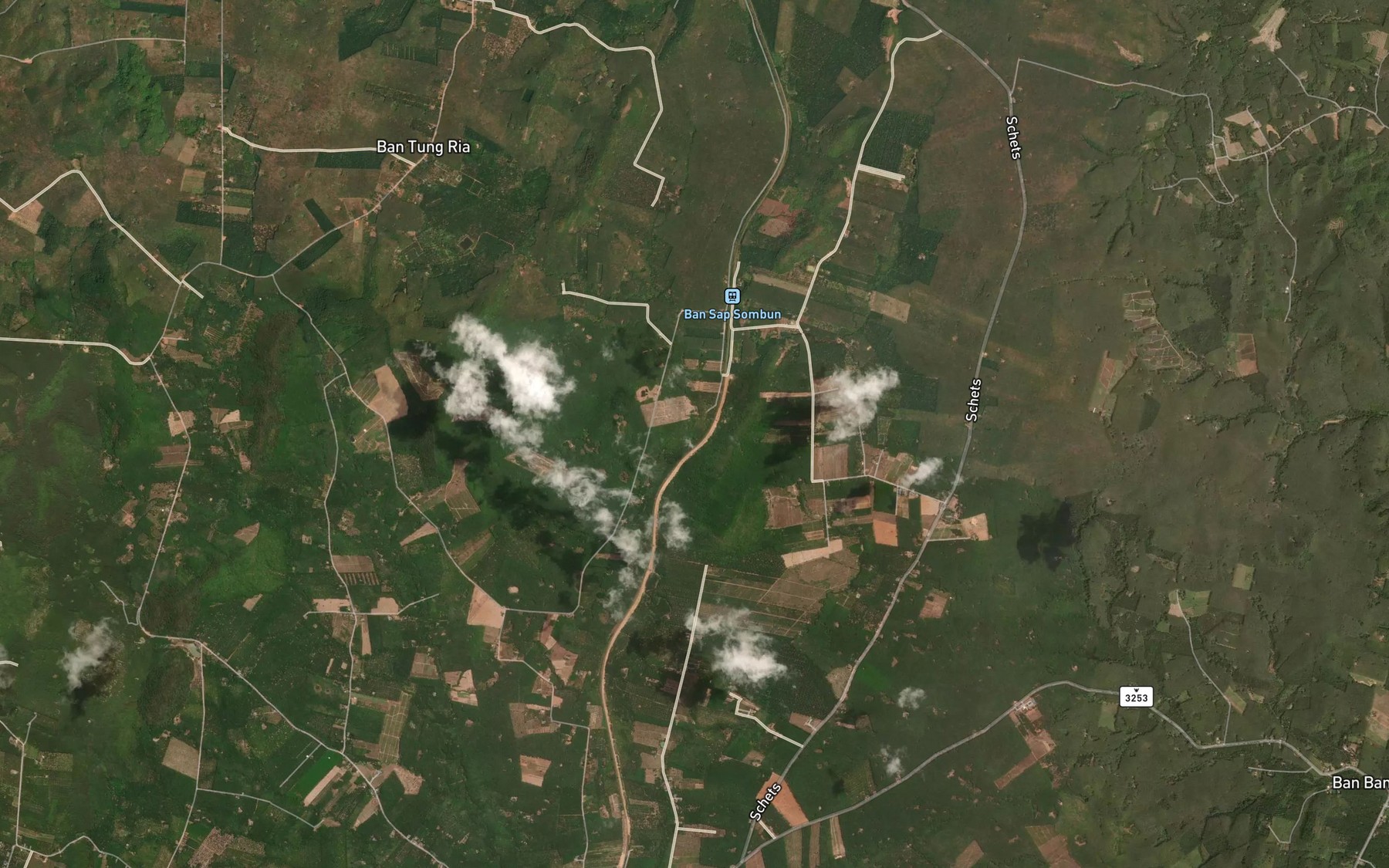 Satellite map of the Huai Ta Chit