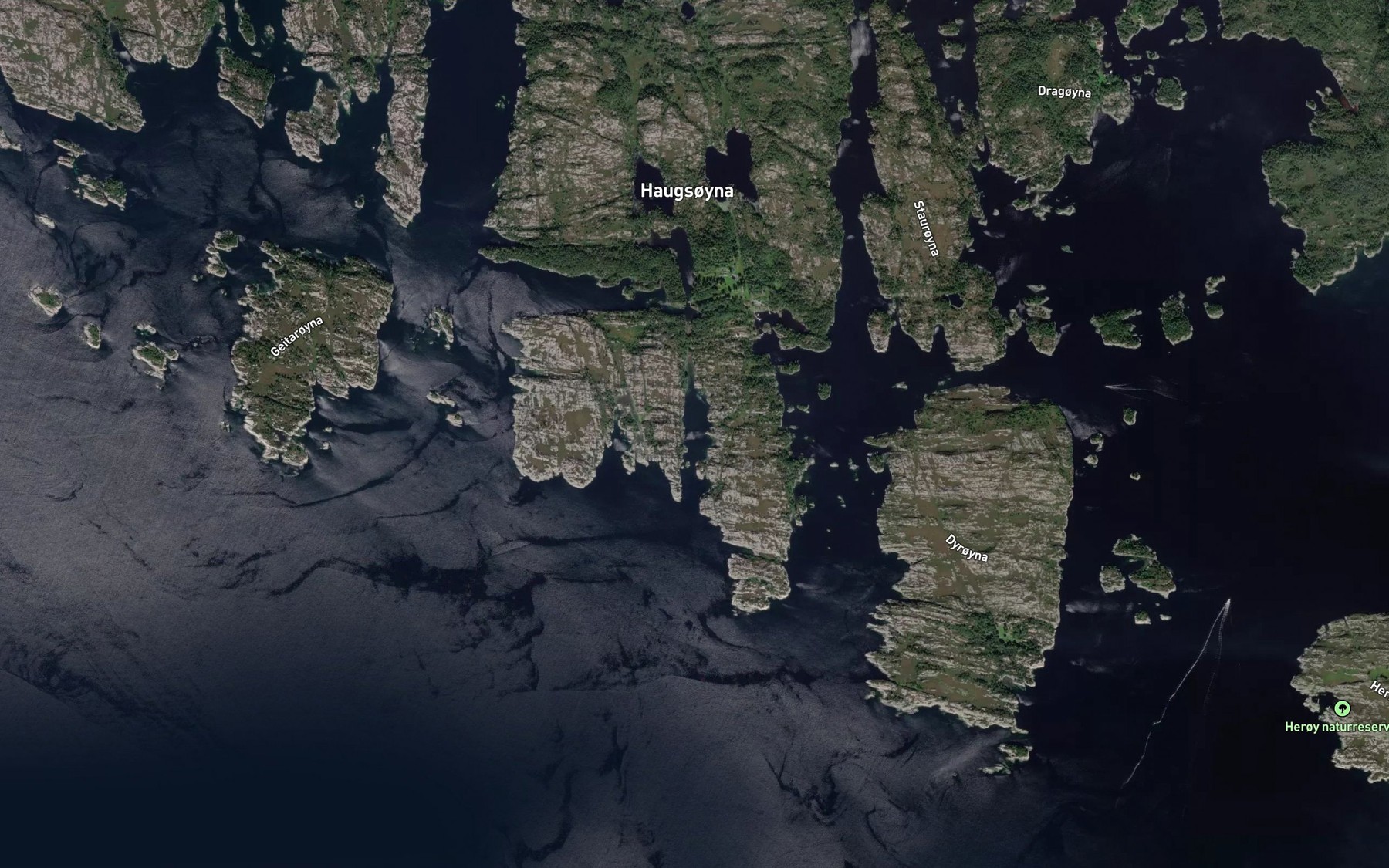 Satellite map of the Strytevagen