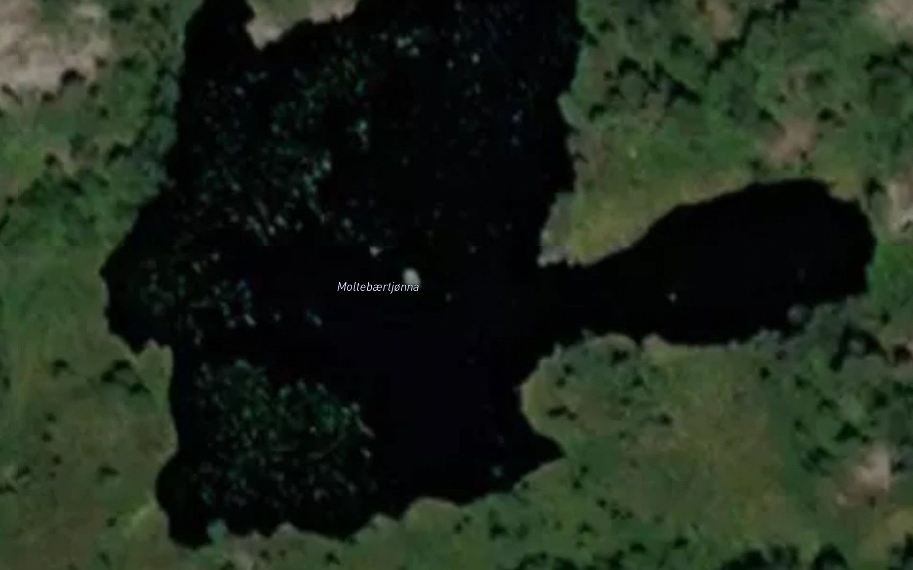 Satellite map of the Moltebaertjonna