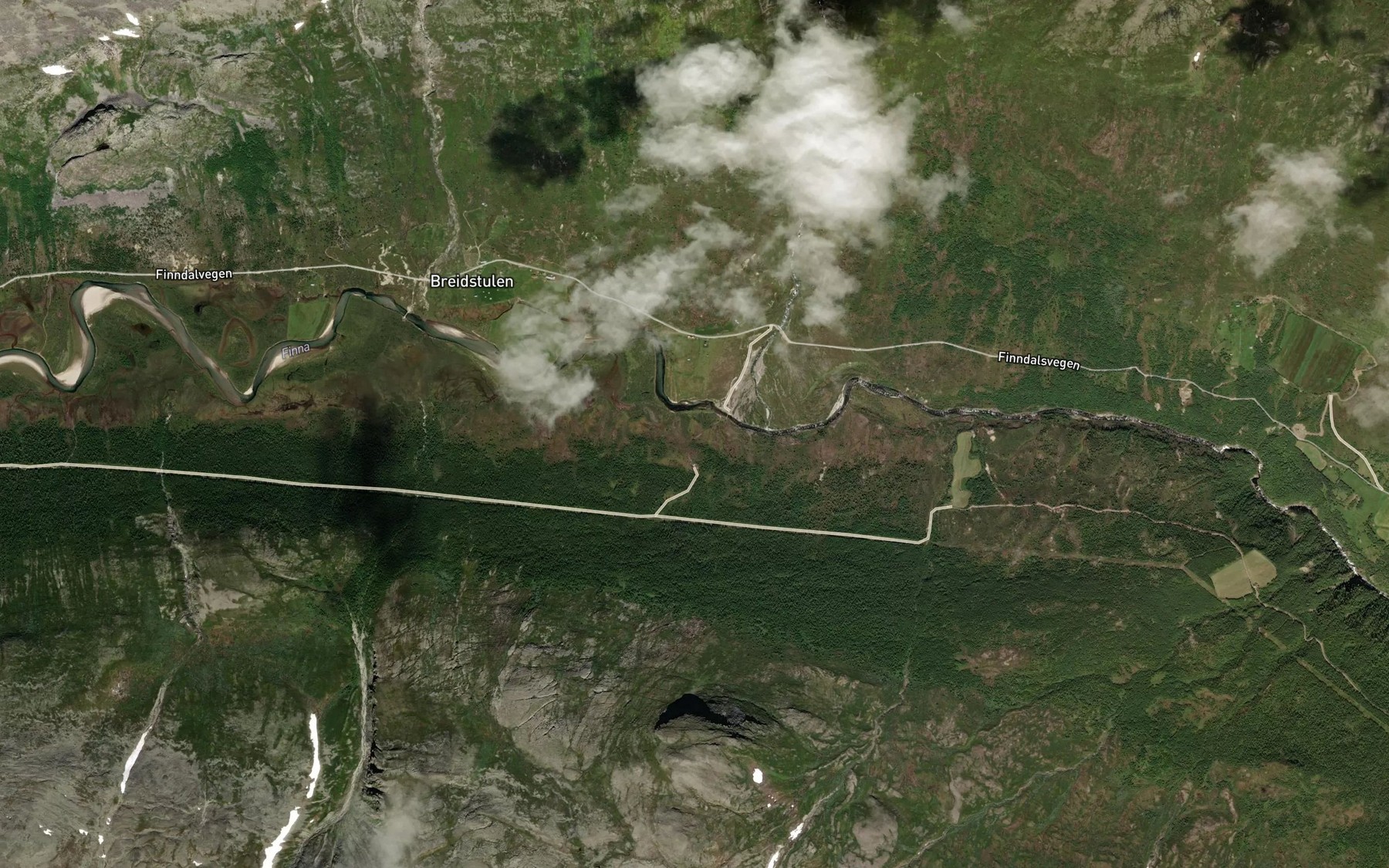 Satellite map of the Gjerdingai