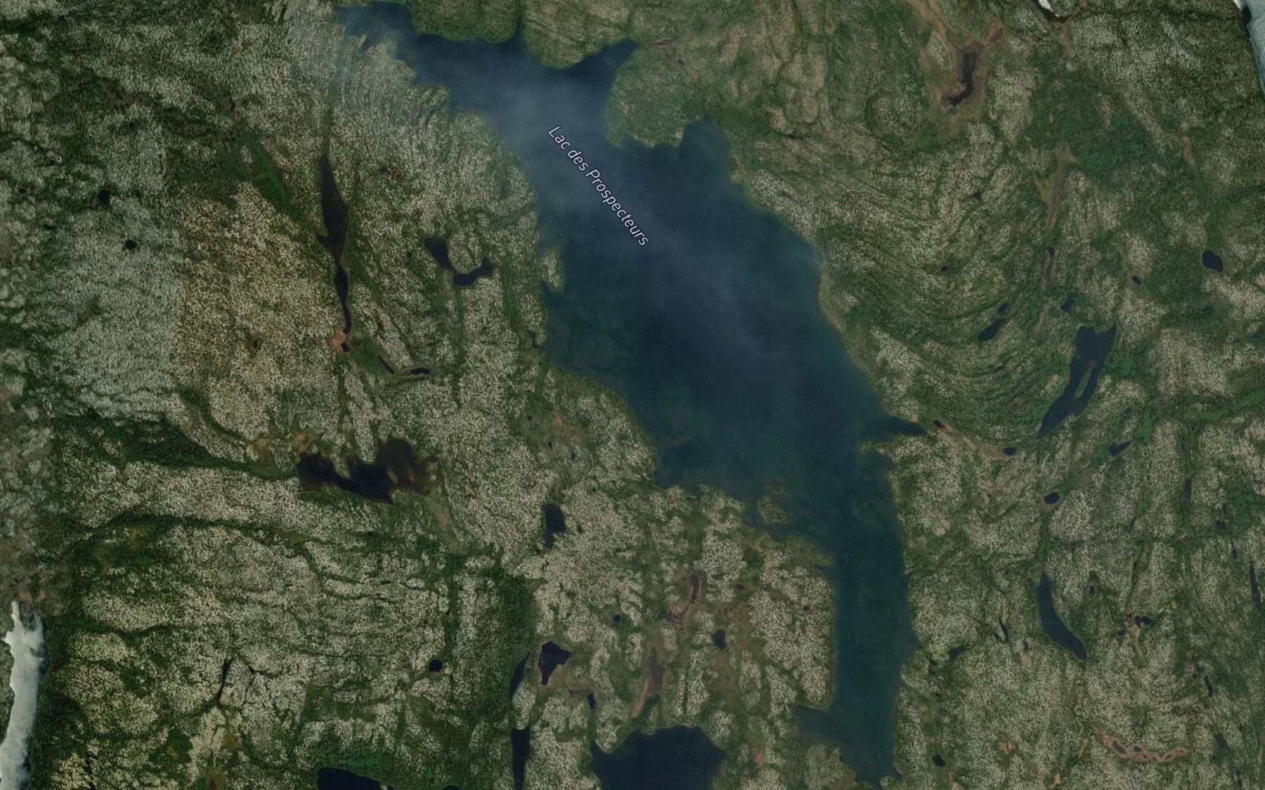 Satellite map of the Lac des Prospecteurs