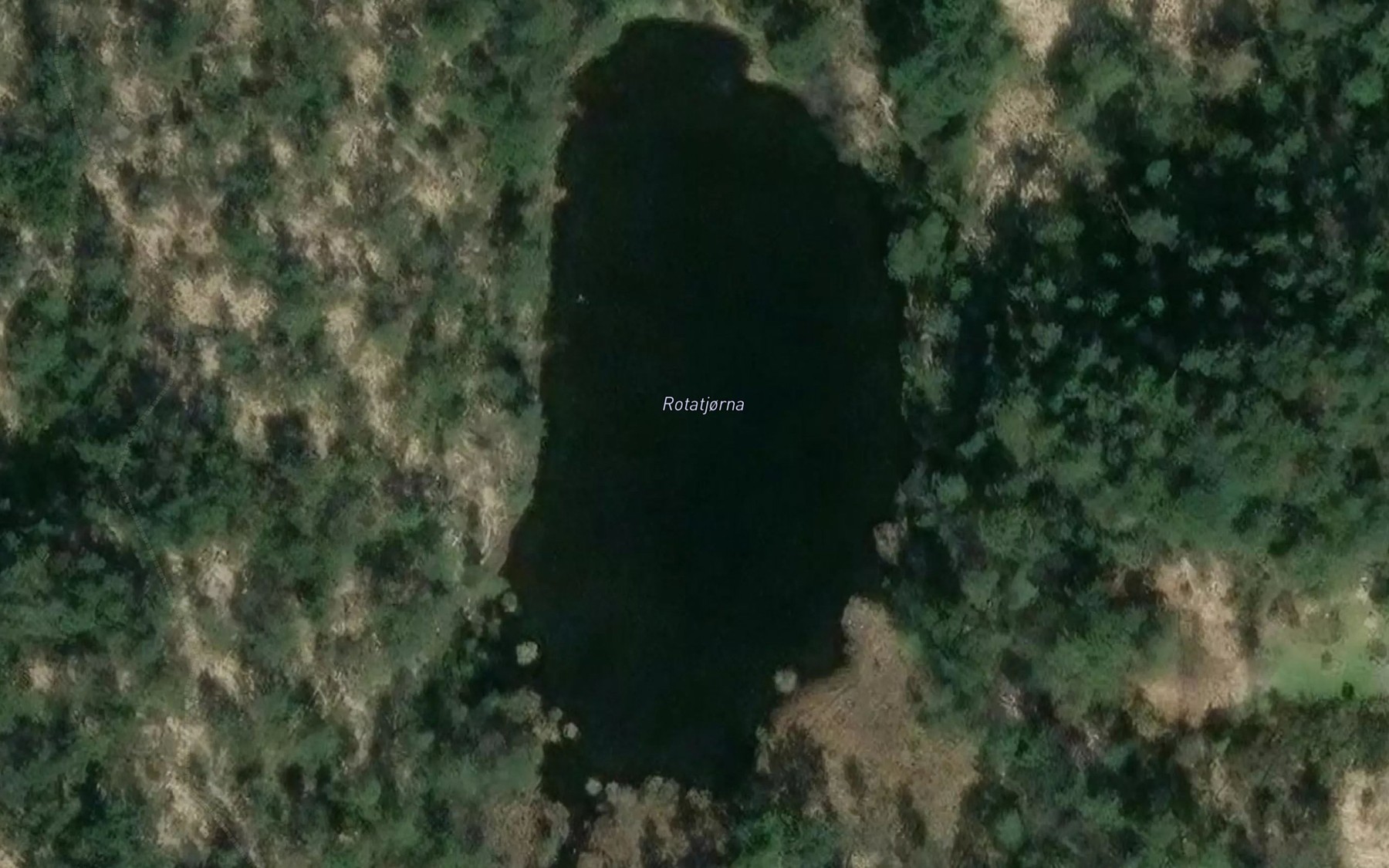 Satellite map of the Rotatjorna
