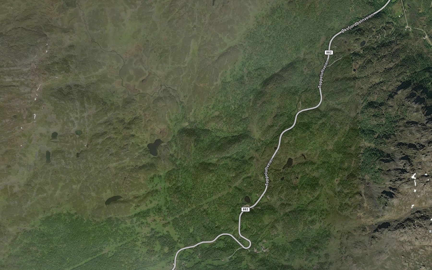Satellite map of the Giggajakka