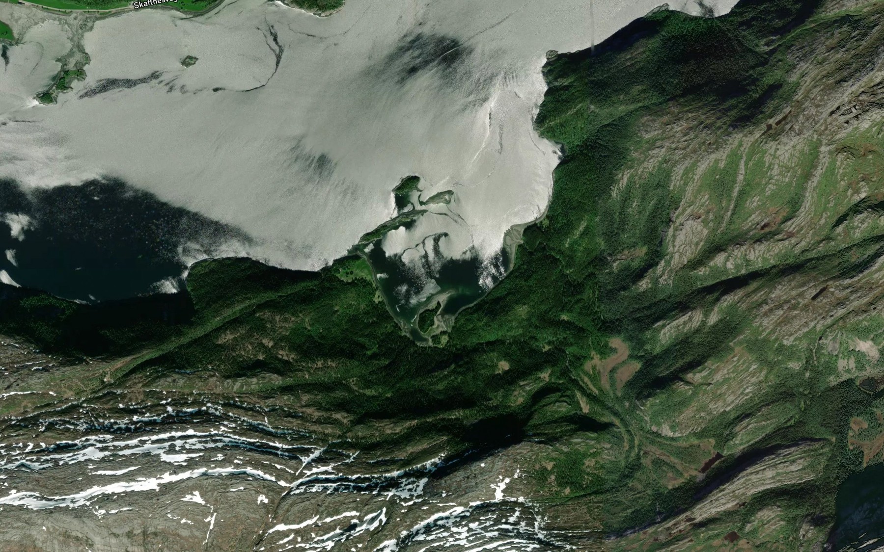 Satellite map of the Svinnstibukta