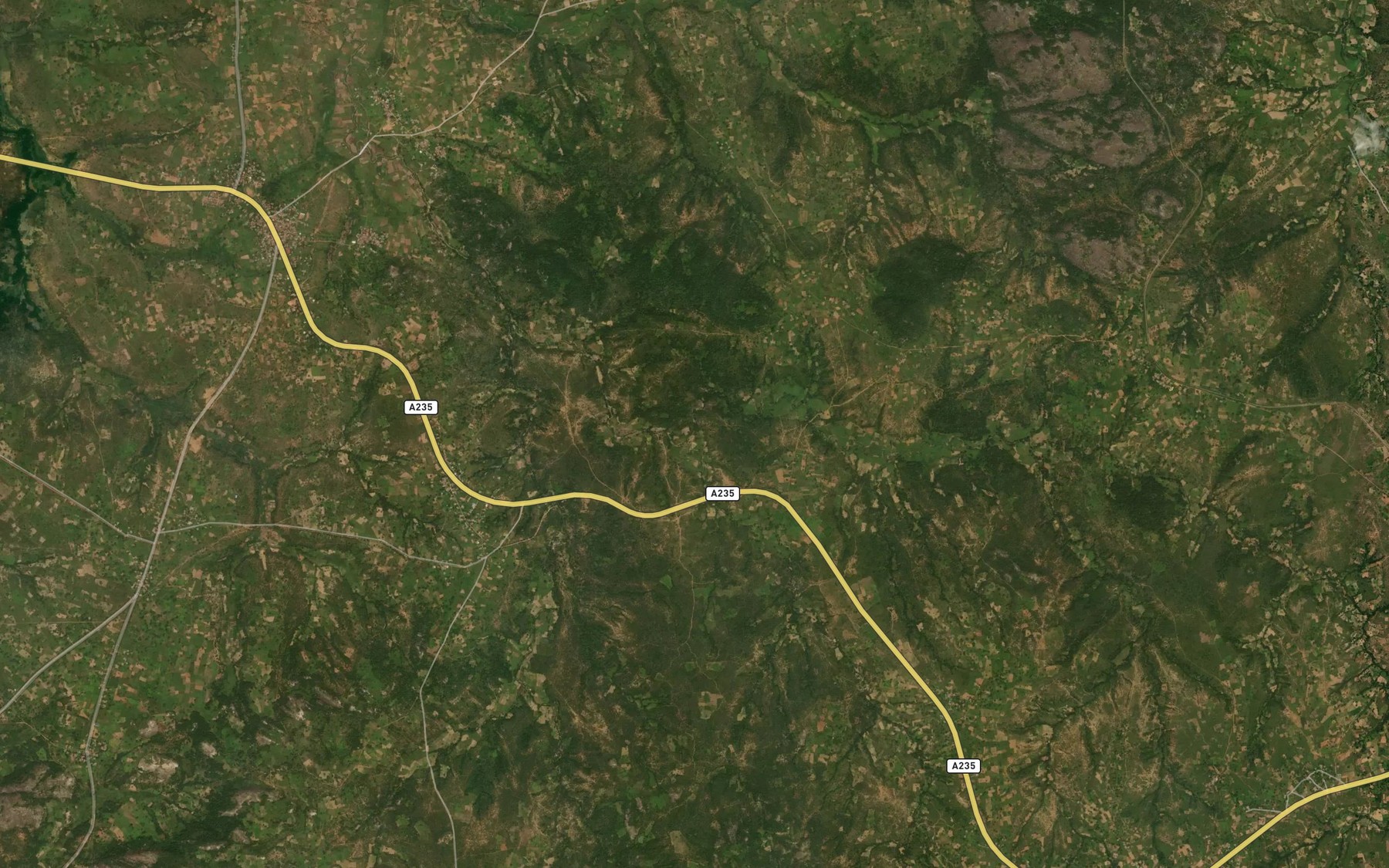 Satellite map of the River Padi