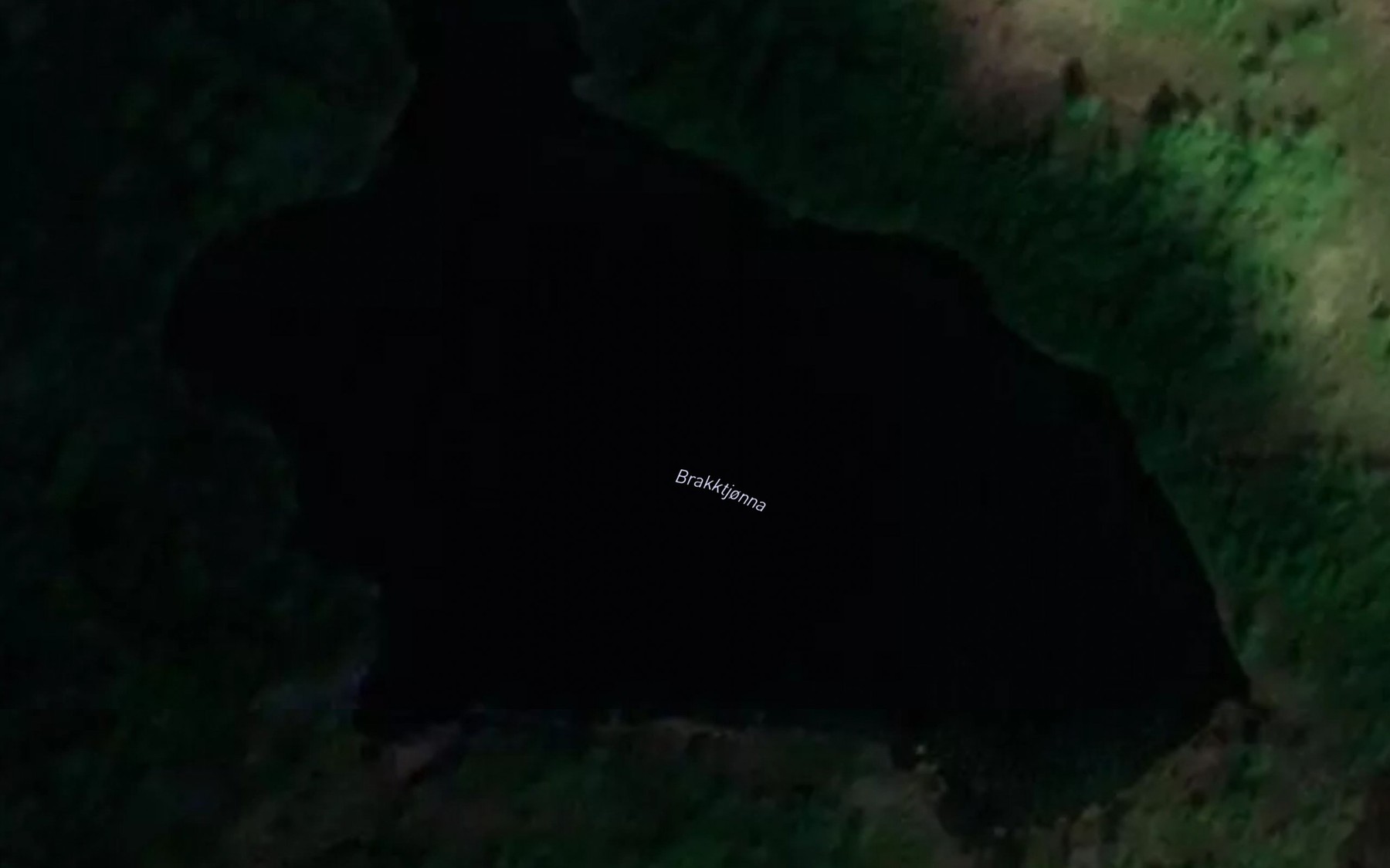 Satellite map of the Brakktjonna