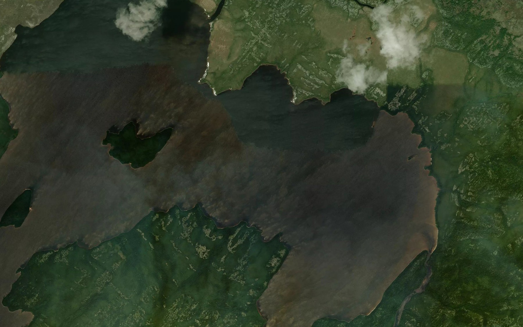 Satellite map of the Baie du Nord-Est
