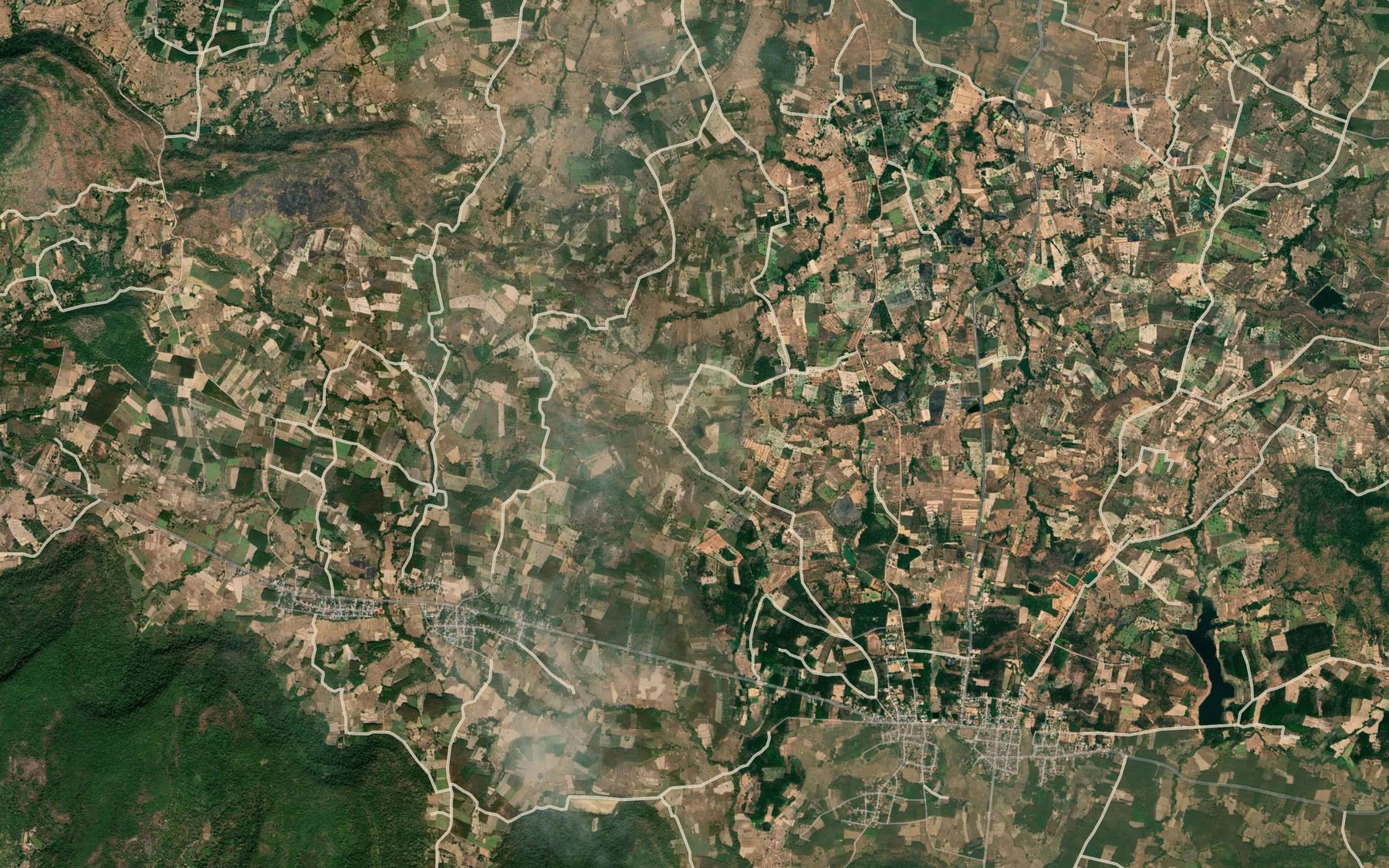 Satellite map of the Nong Lang Chang