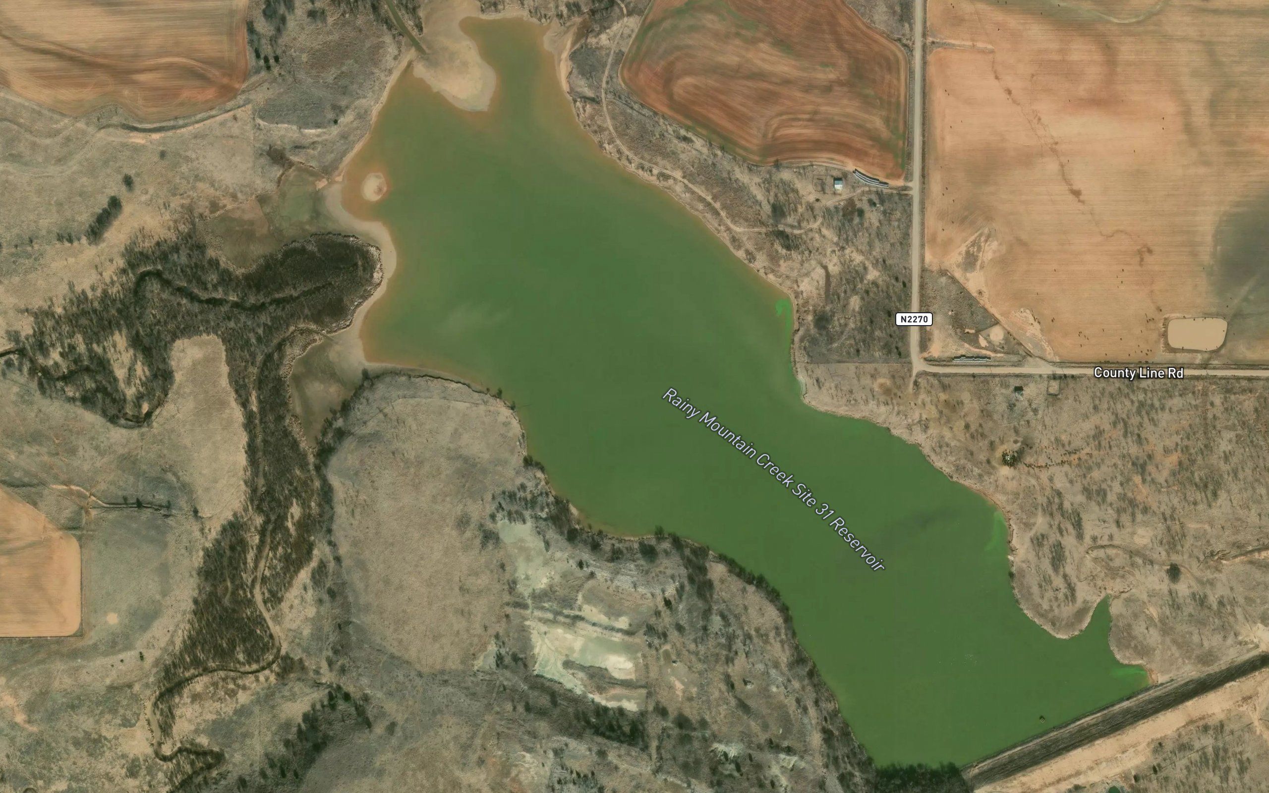 Rainy Mountain Creek Site 31 Reservoir