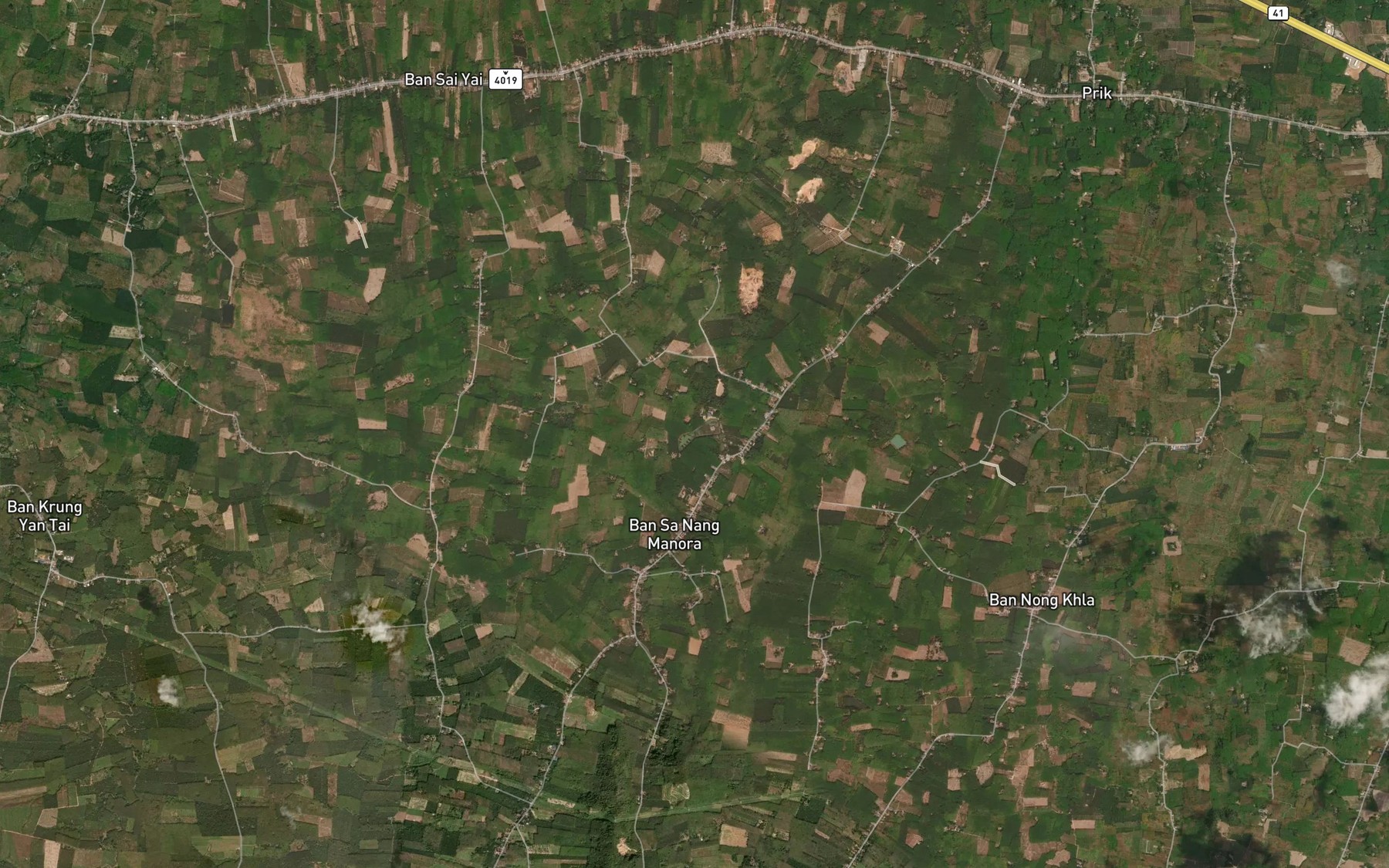 Satellite map of the Sa Nam Nang Manora