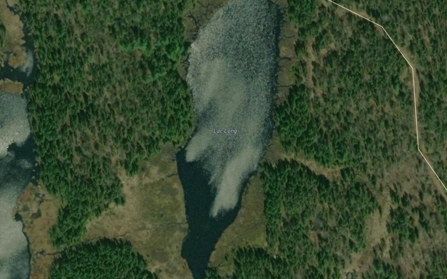 Satellite map of the Lac Long