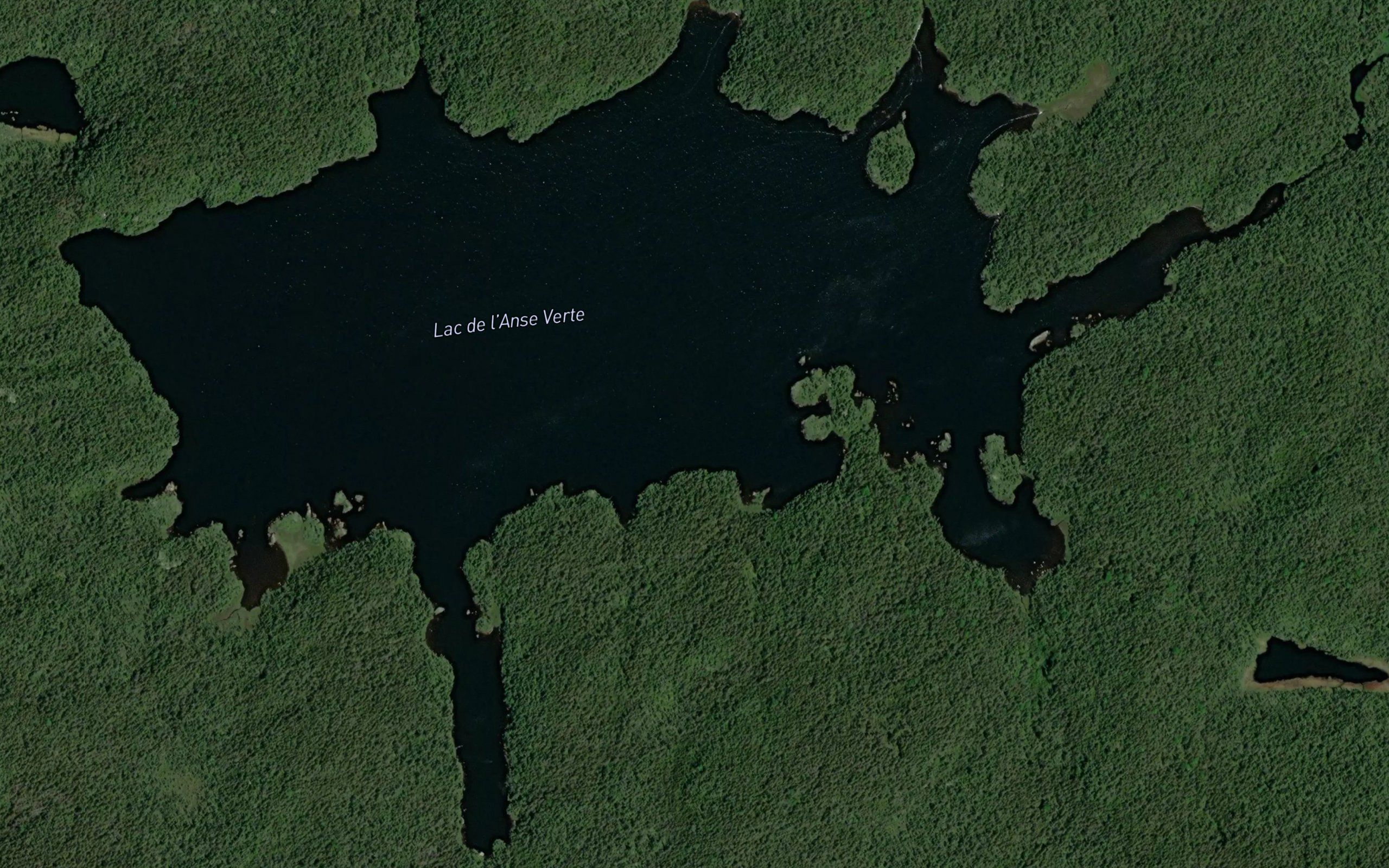 Lac de l'Anse Verte