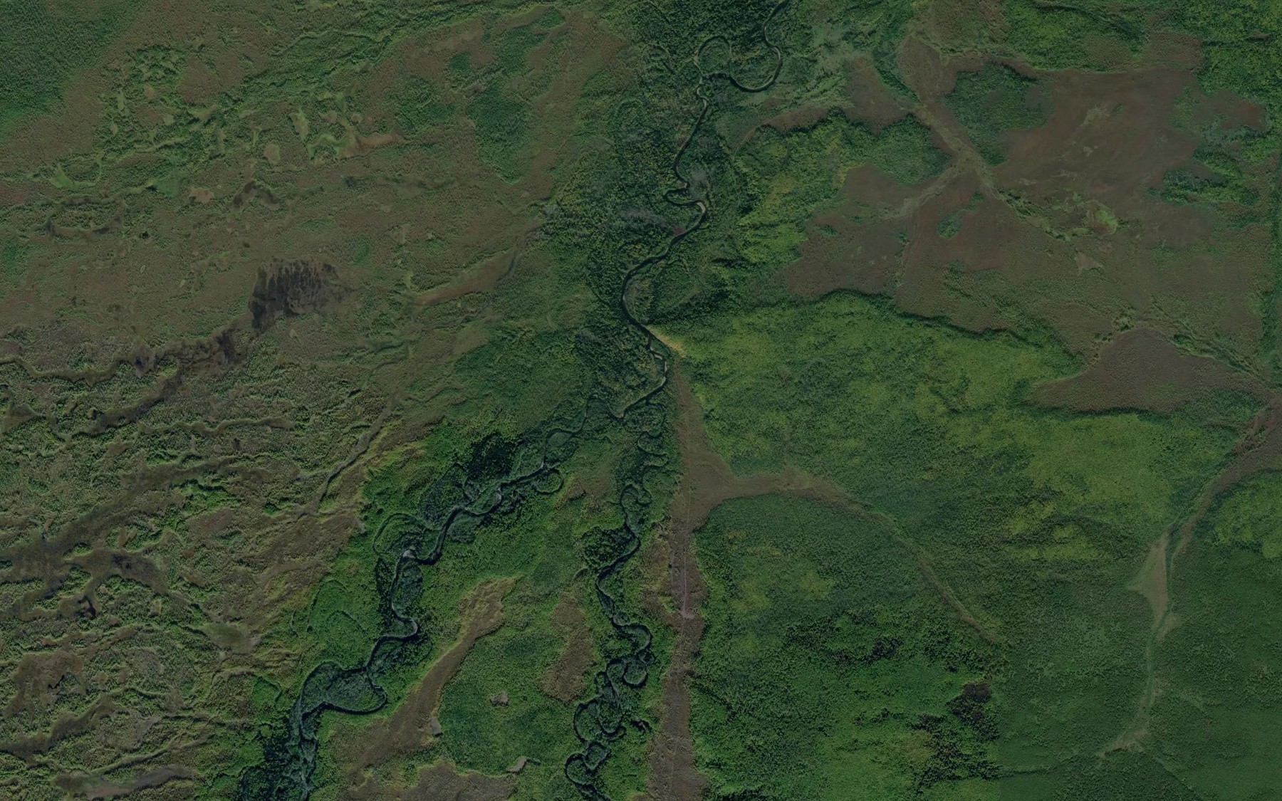 Satellite map of the Bol'shoy Sunikan