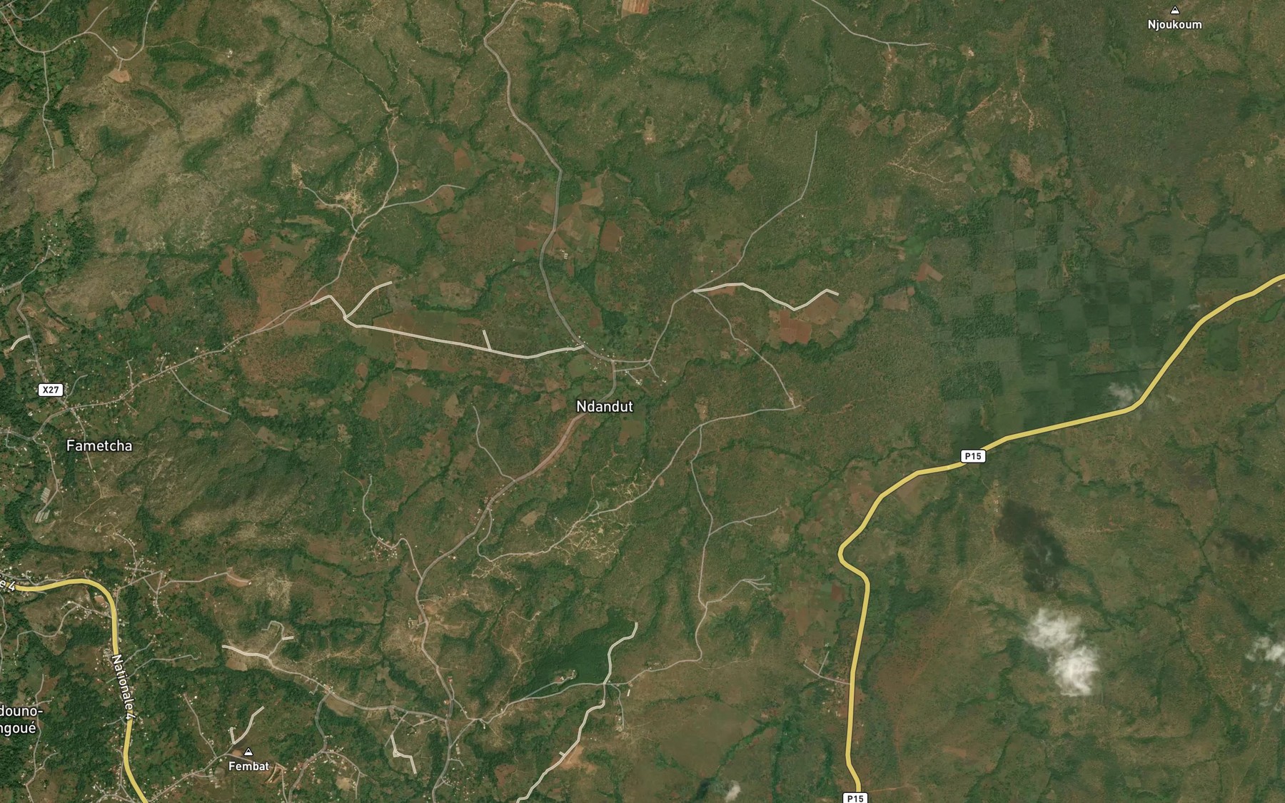 Satellite map of the Tia'bem