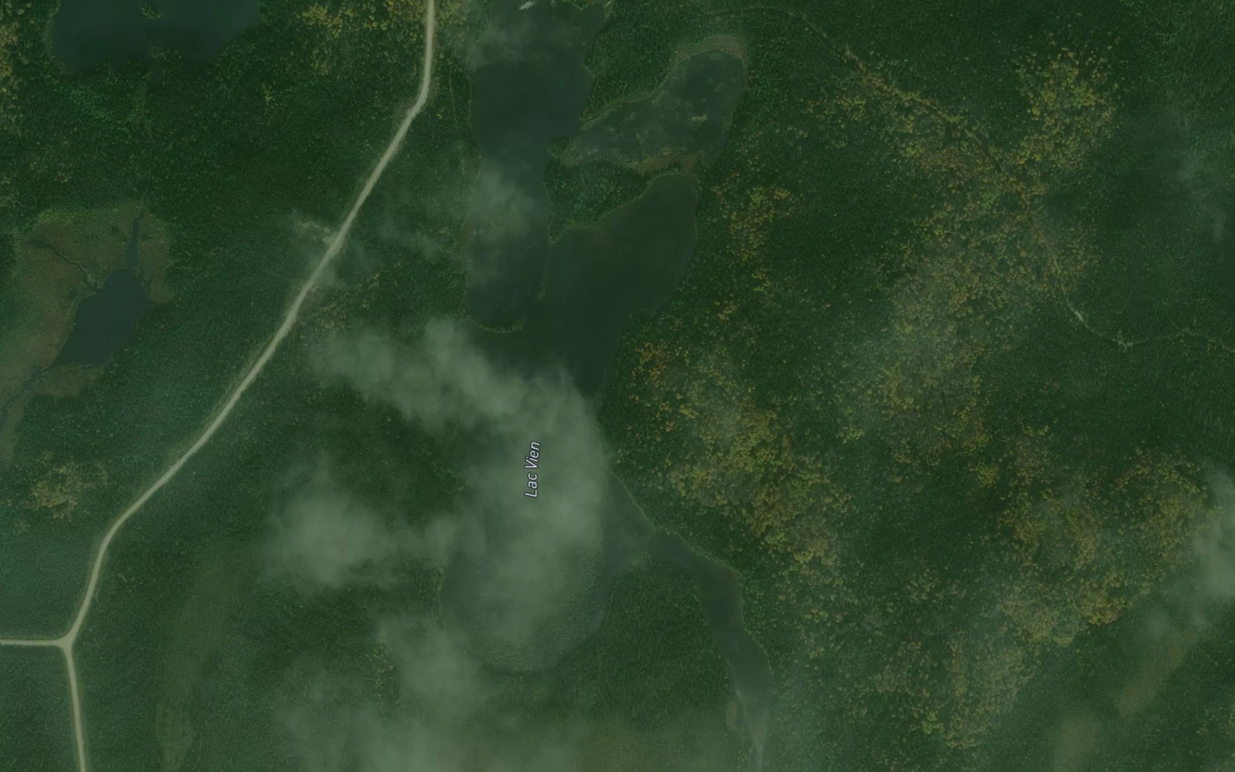 Satellite map of the Lac Vien