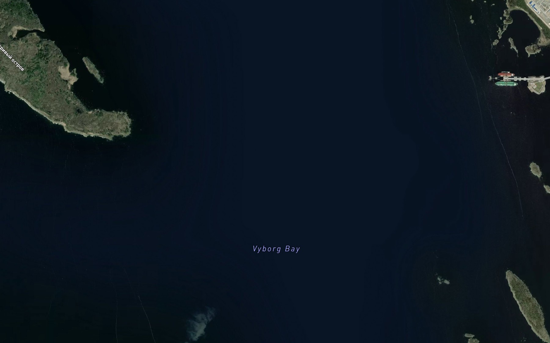 Satellite map of the Bol'shoy Tranzundskiy Reyd