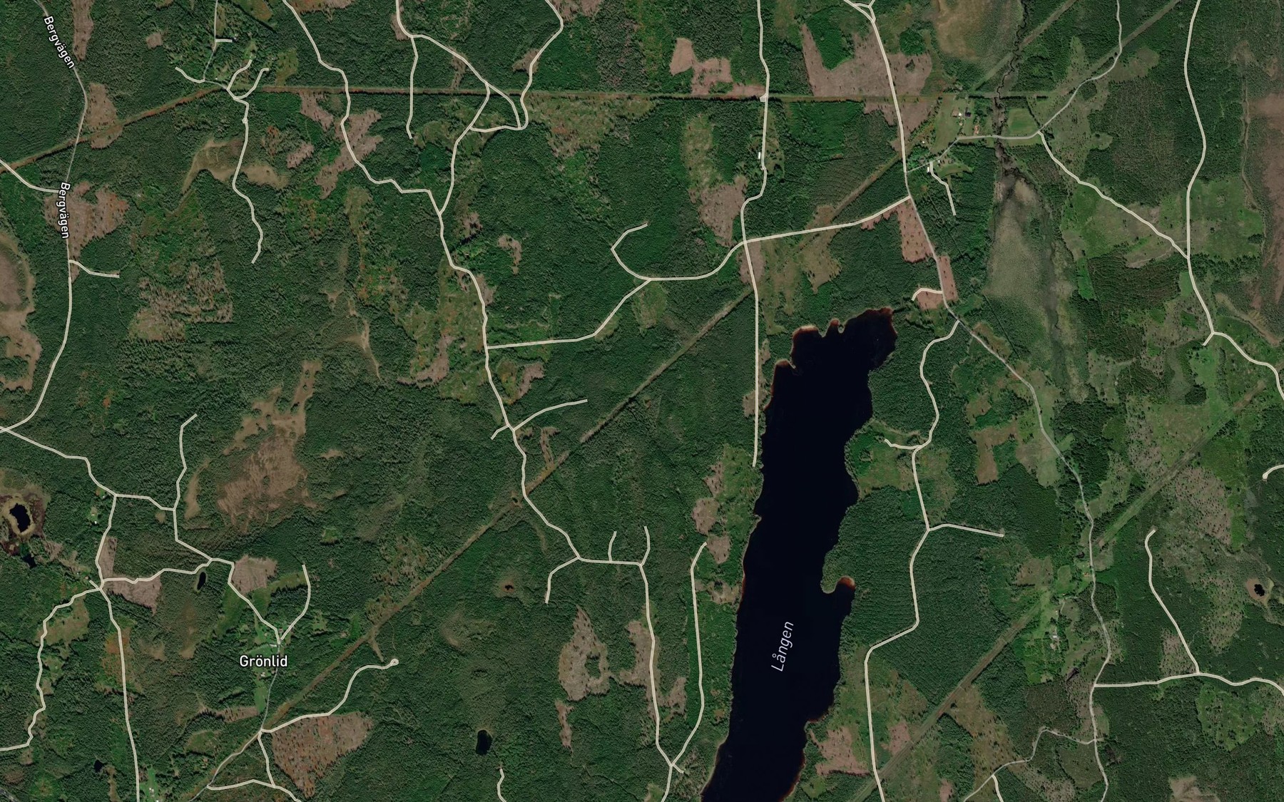 Satellite map of the Langen