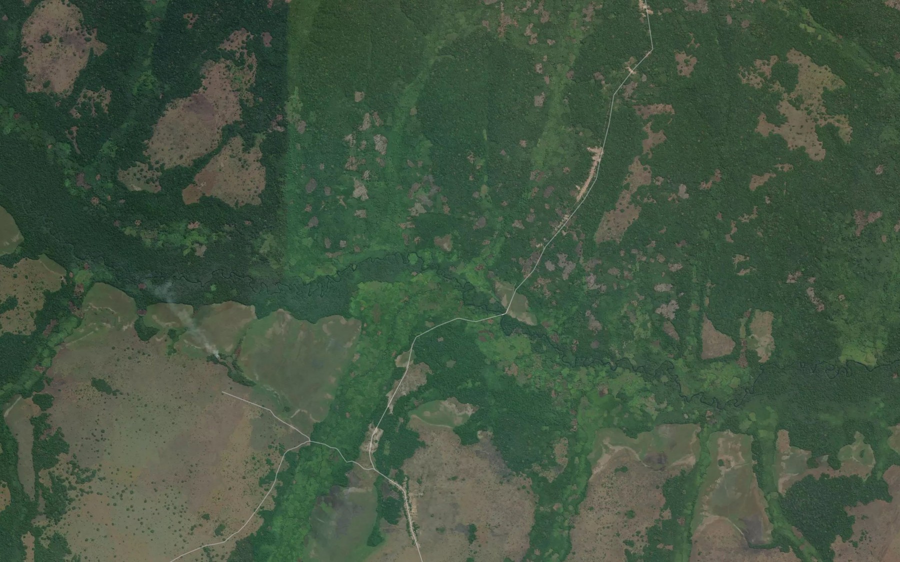 Satellite map of the Opambe
