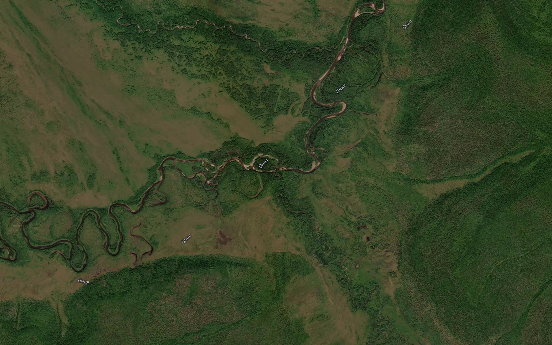Satellite map of the Birandya