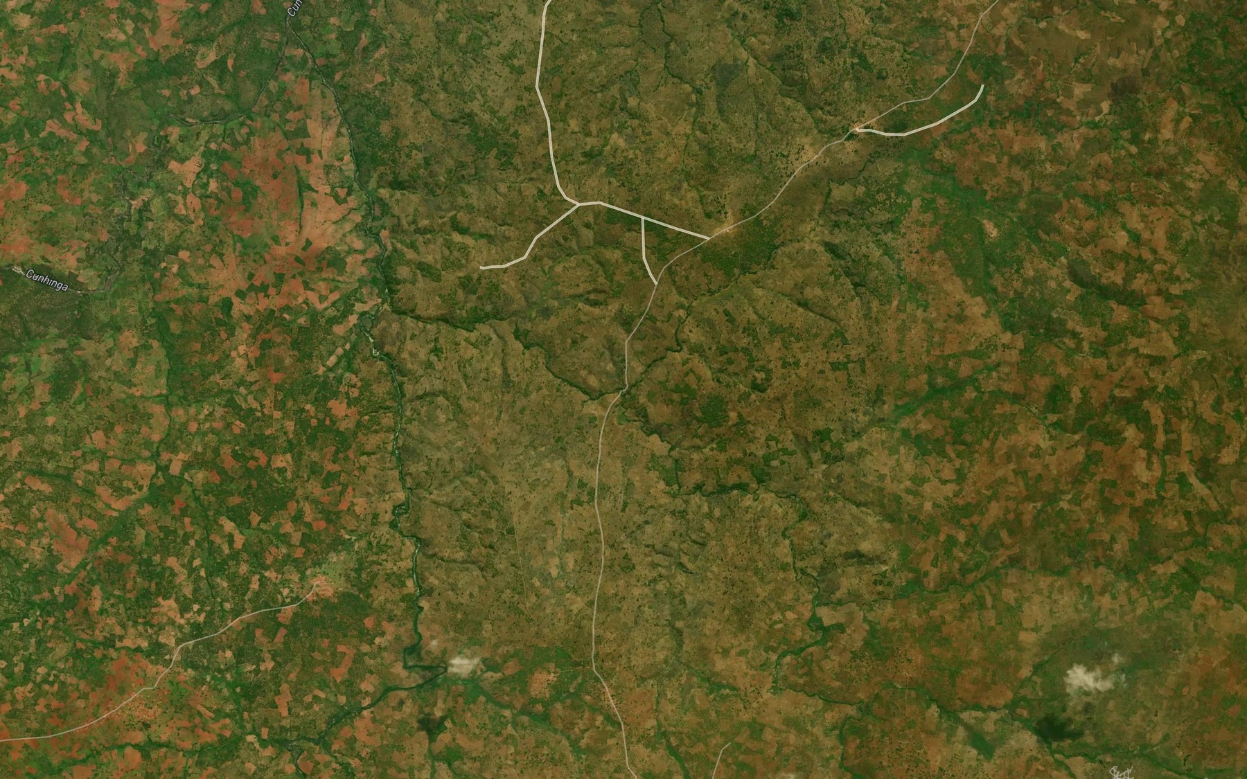 Satellite map of the Cahala