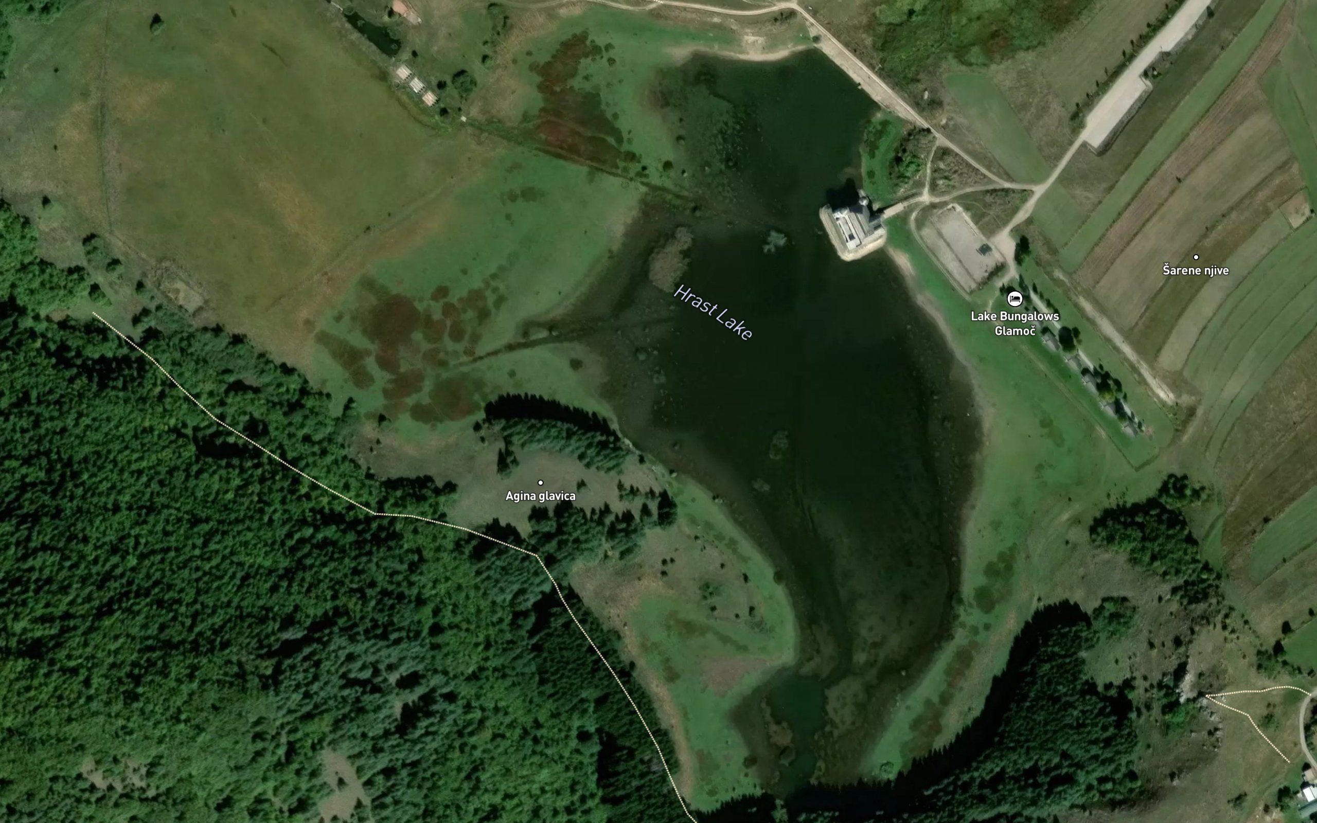 Jezero Hrast