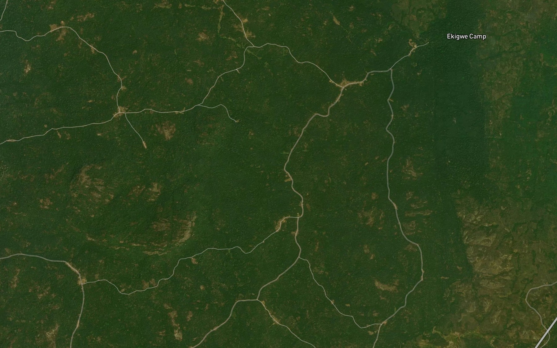 Satellite map of the River Apurere