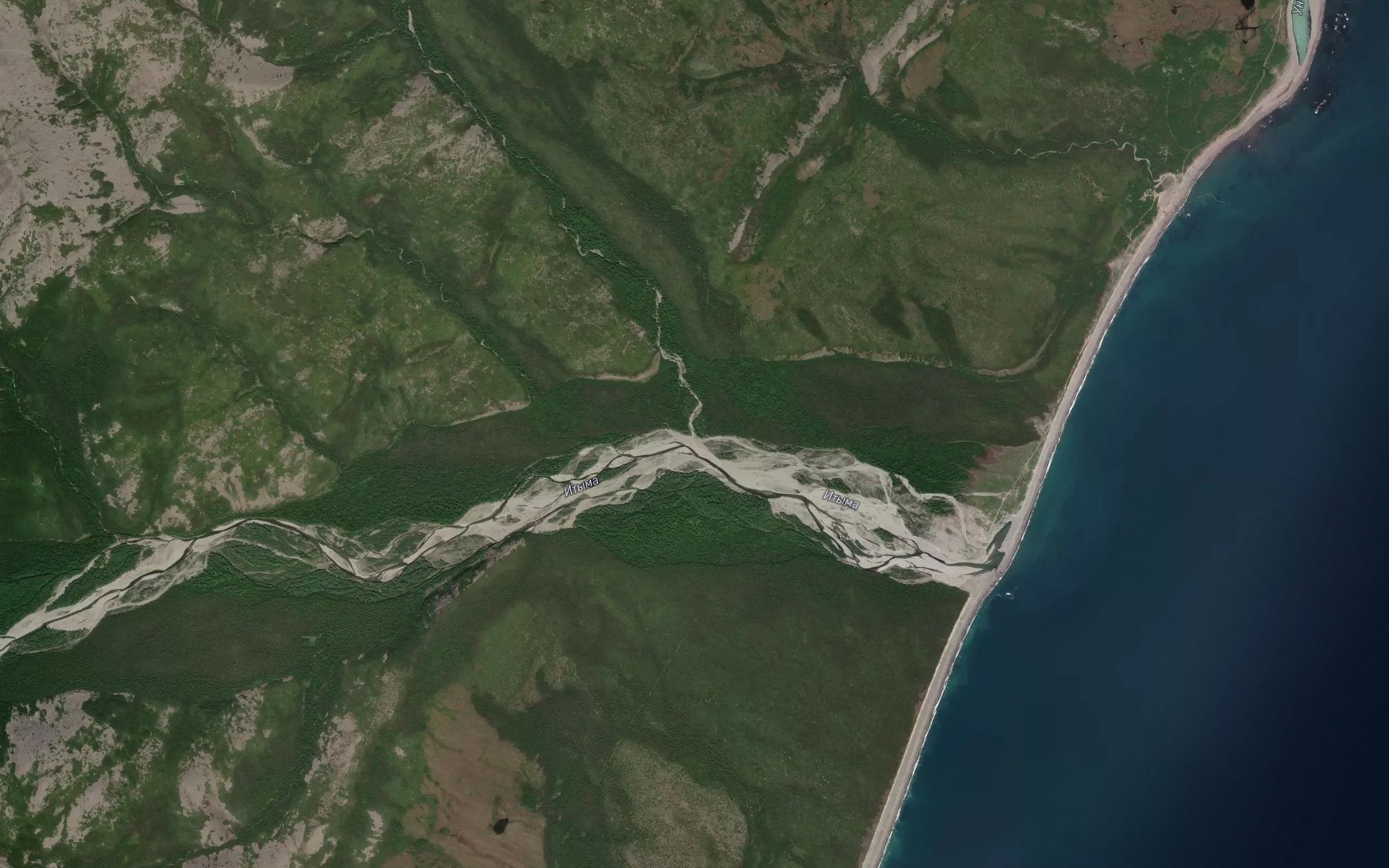 Satellite map of the Nizhniy