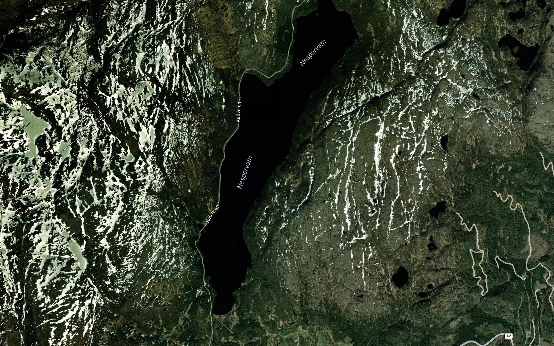 Satellite map of the Holebekk