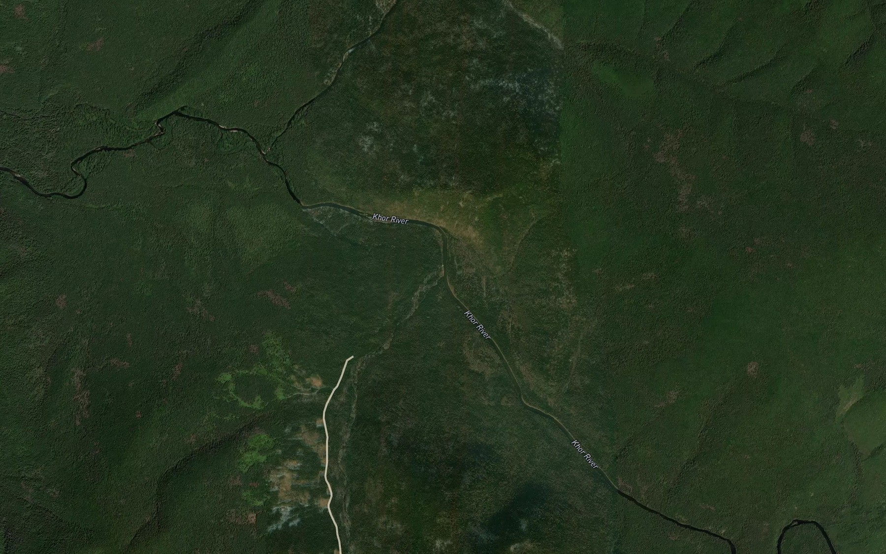 Satellite map of the Sobolinyy