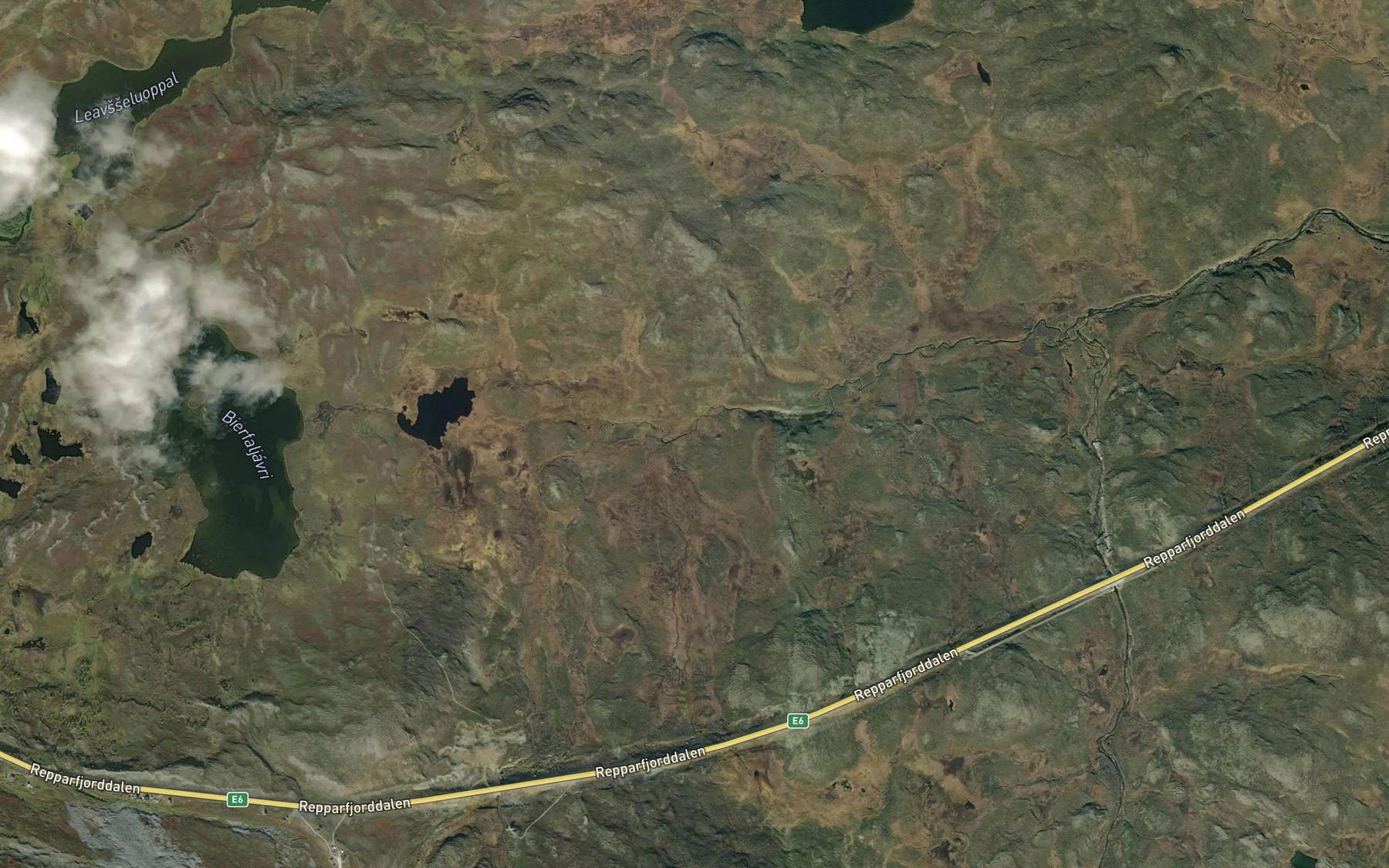 Satellite map of the Addjajakka
