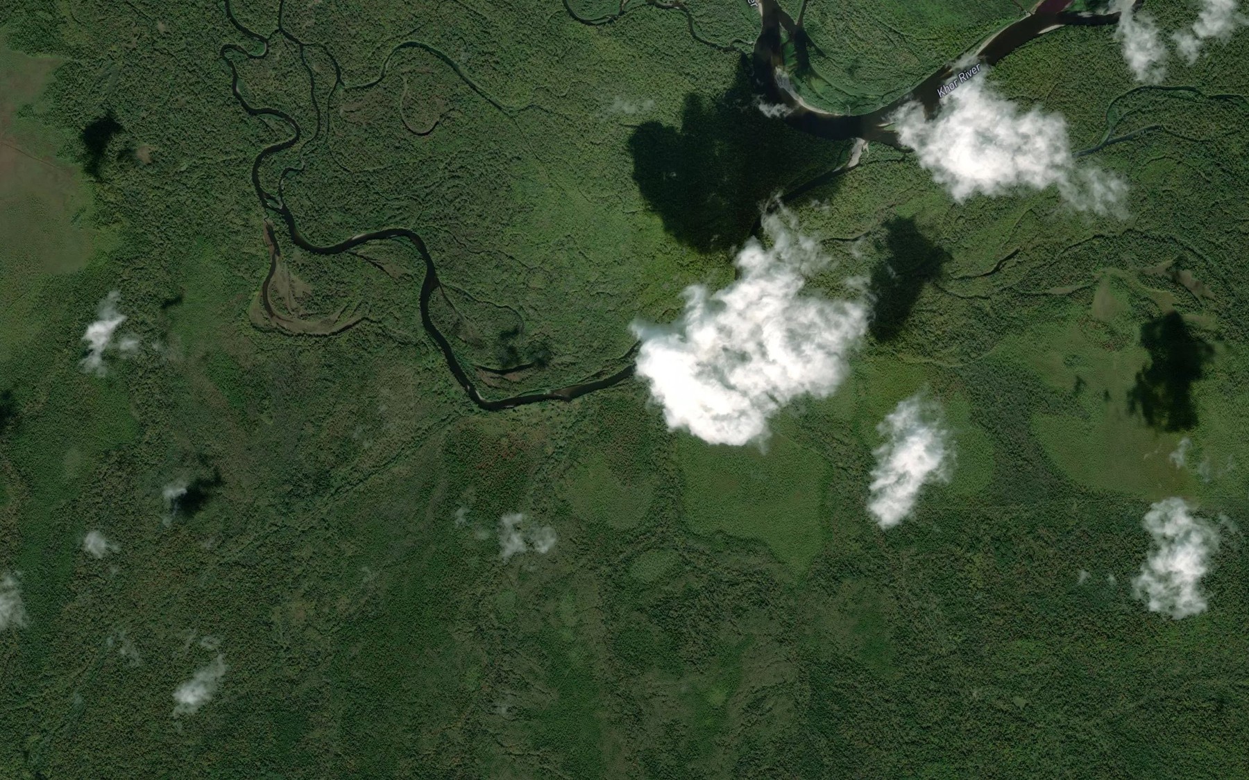 Satellite map of the Chernyy Vtoroy