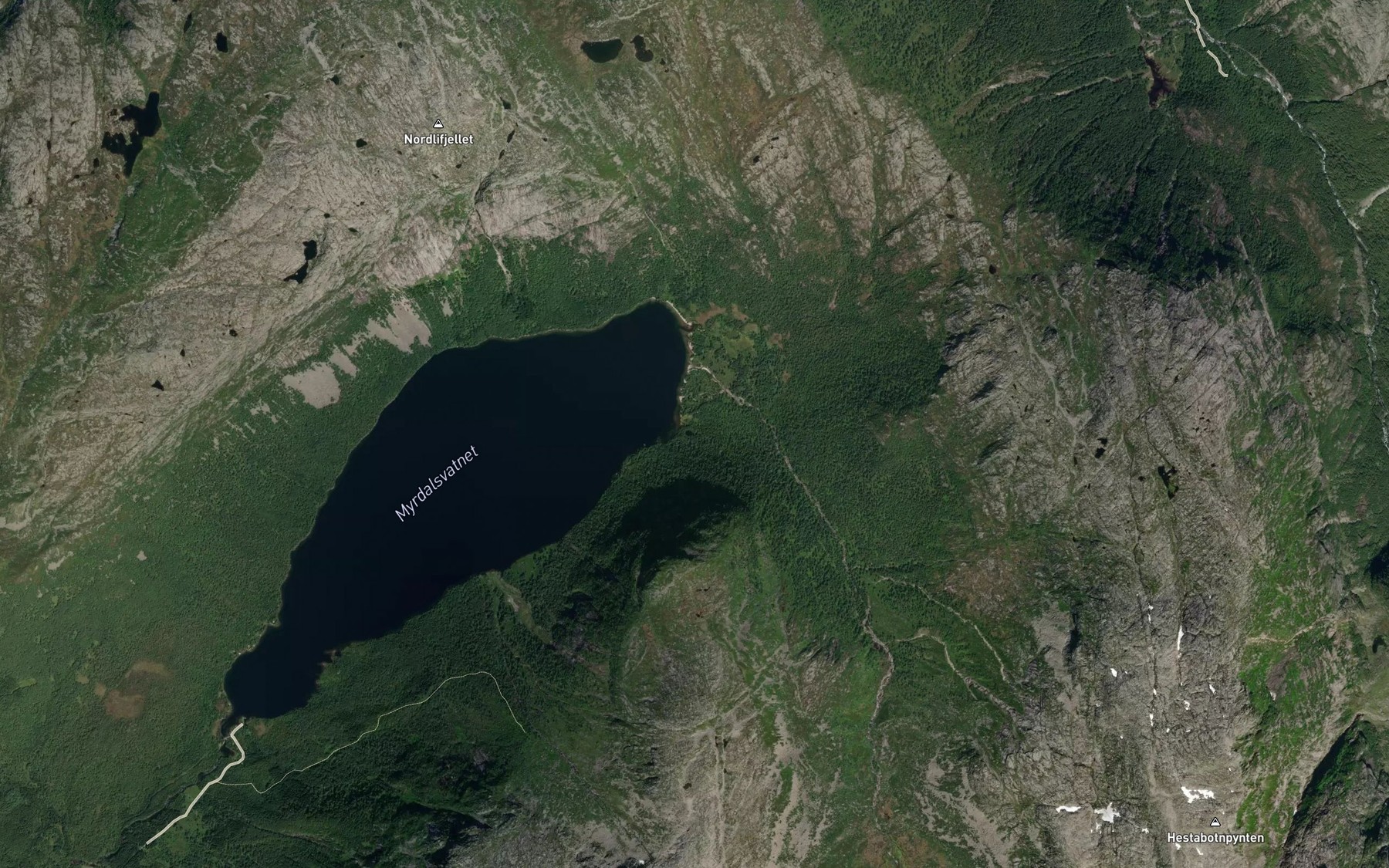 Satellite map of the Vasatjornet