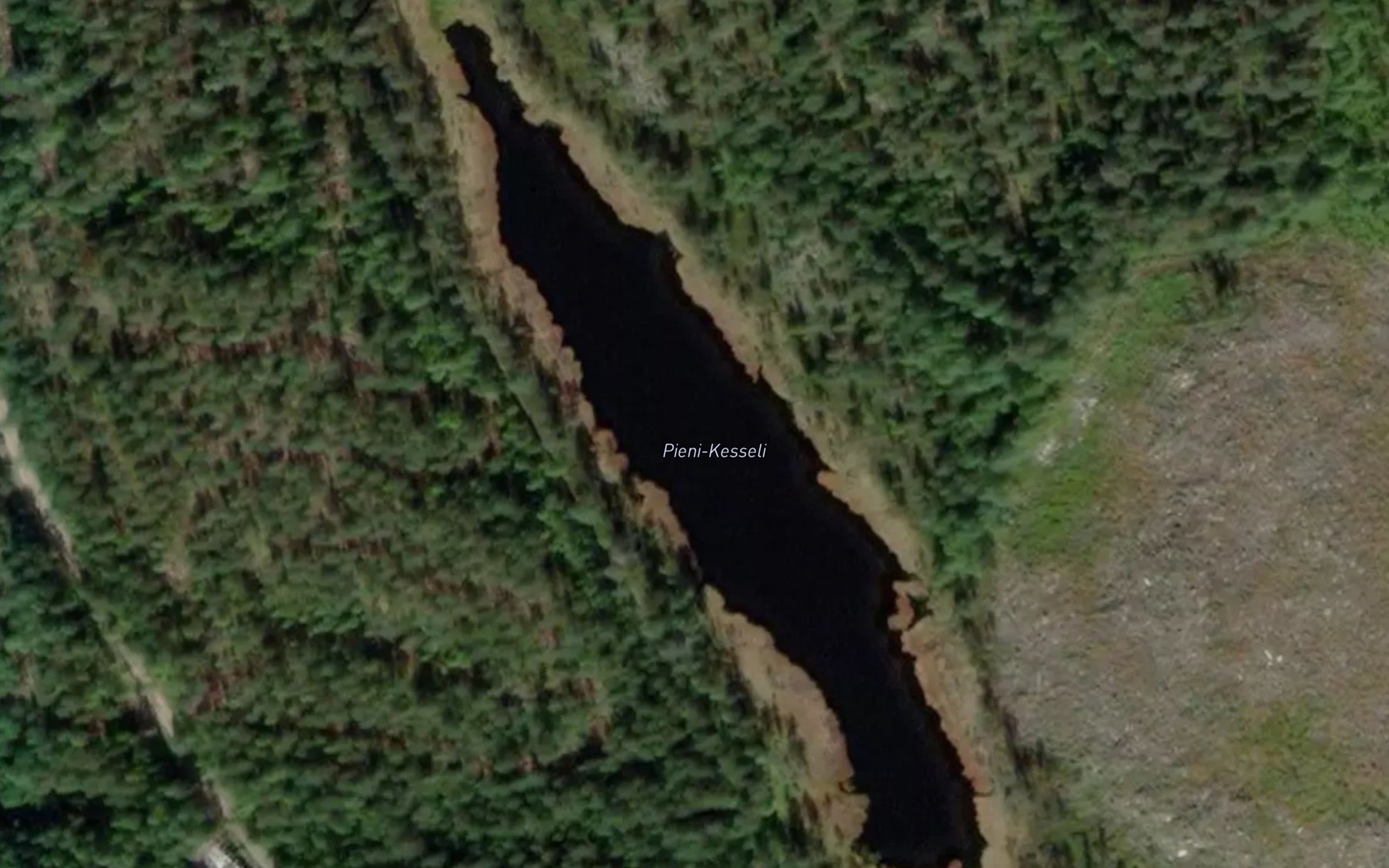 Satellite map of the Pieni-Kesseli