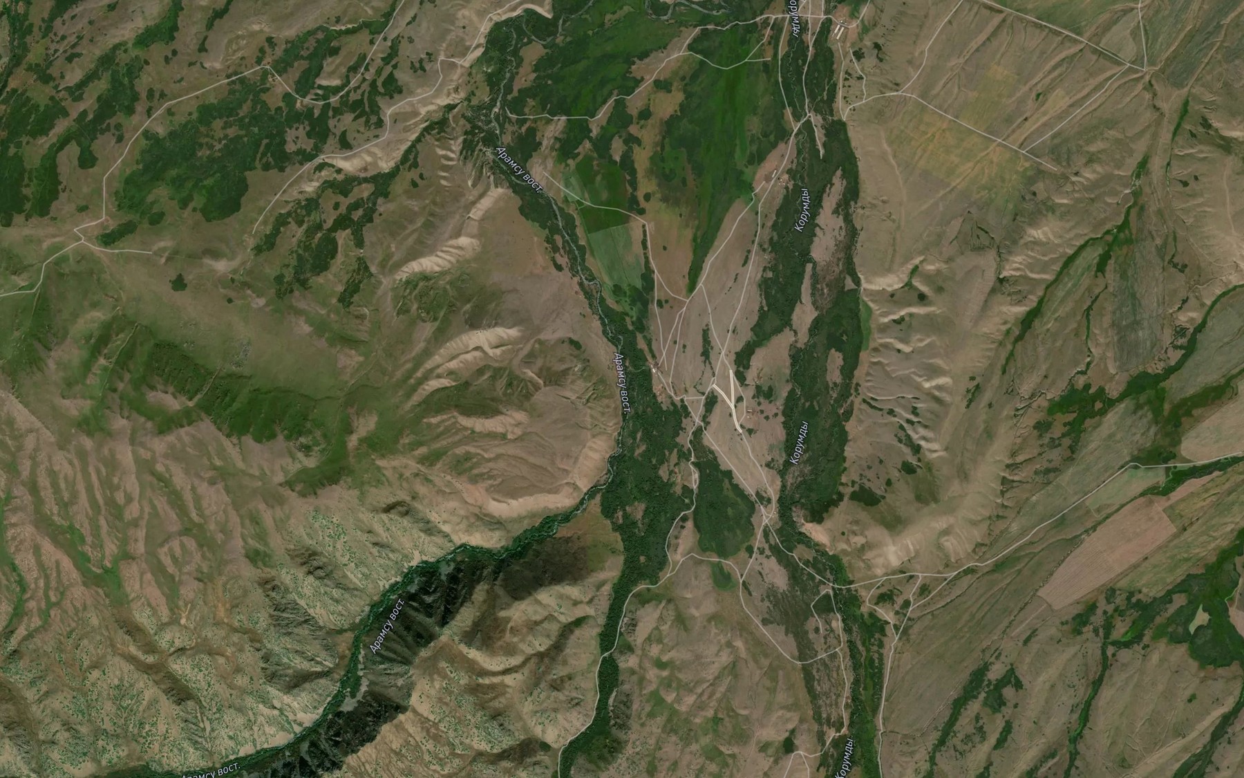 Satellite map of the Sart-Ashuu