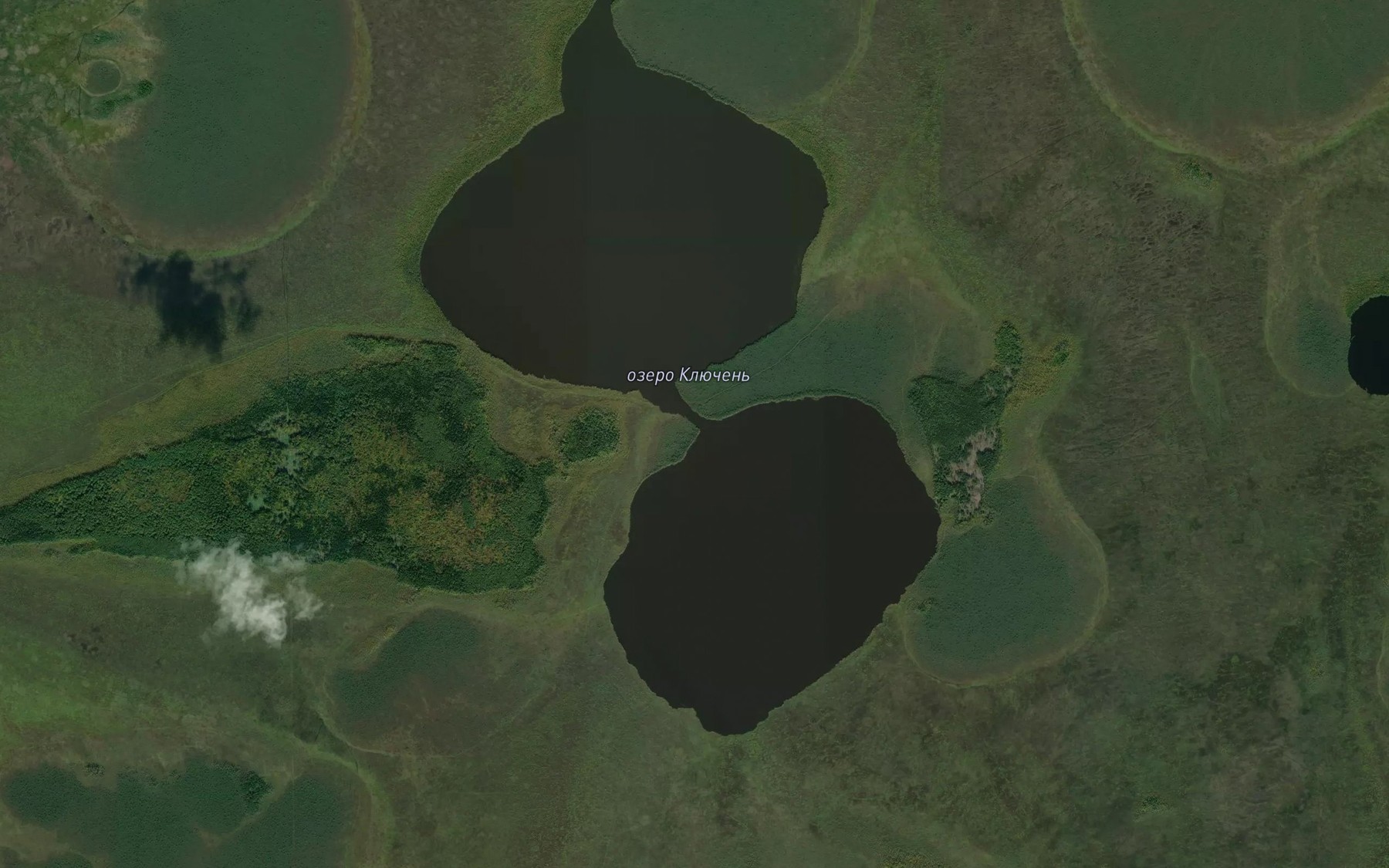 Satellite map of the Ozero Kul'chan