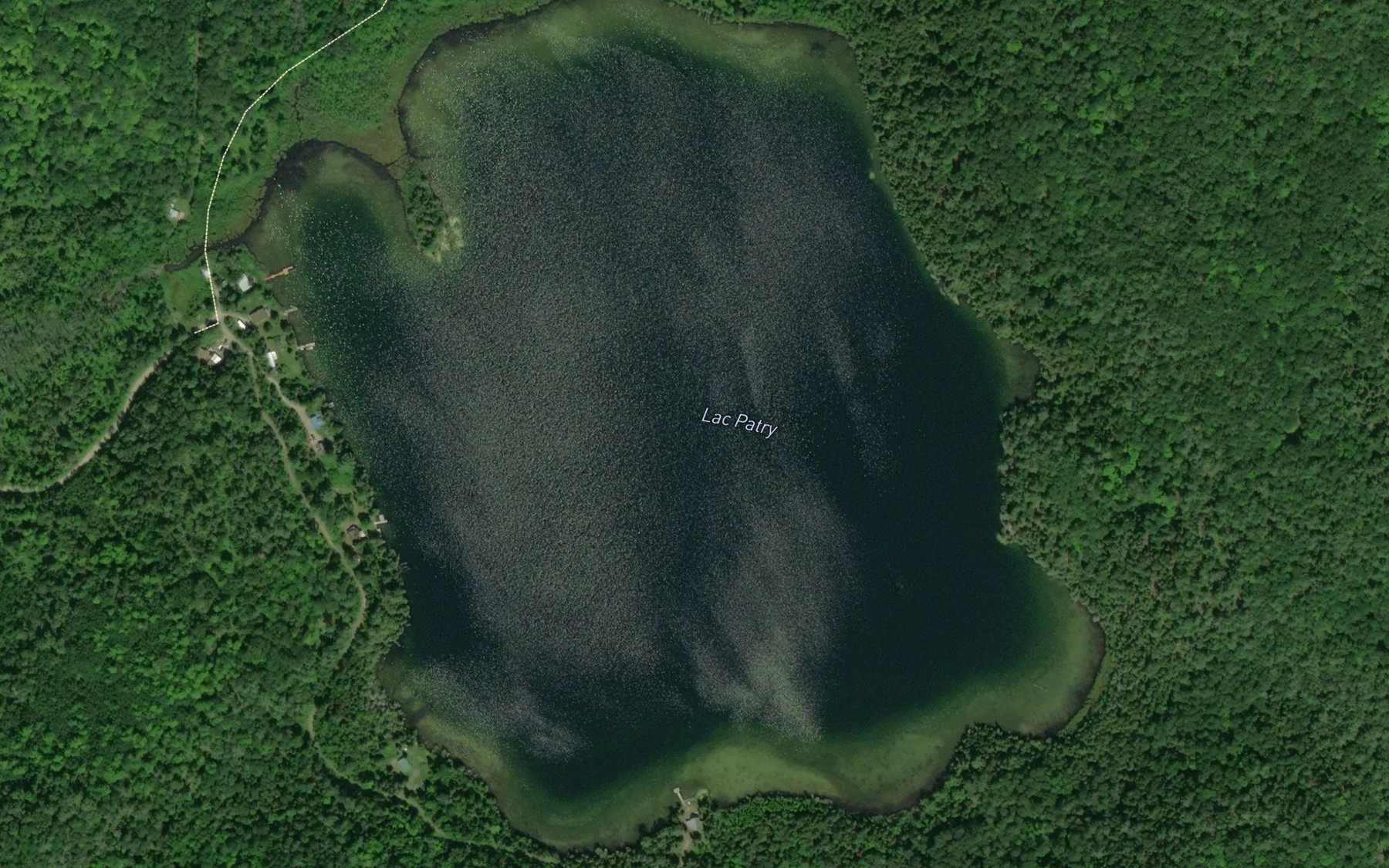 Satellite map of the Lac Patry