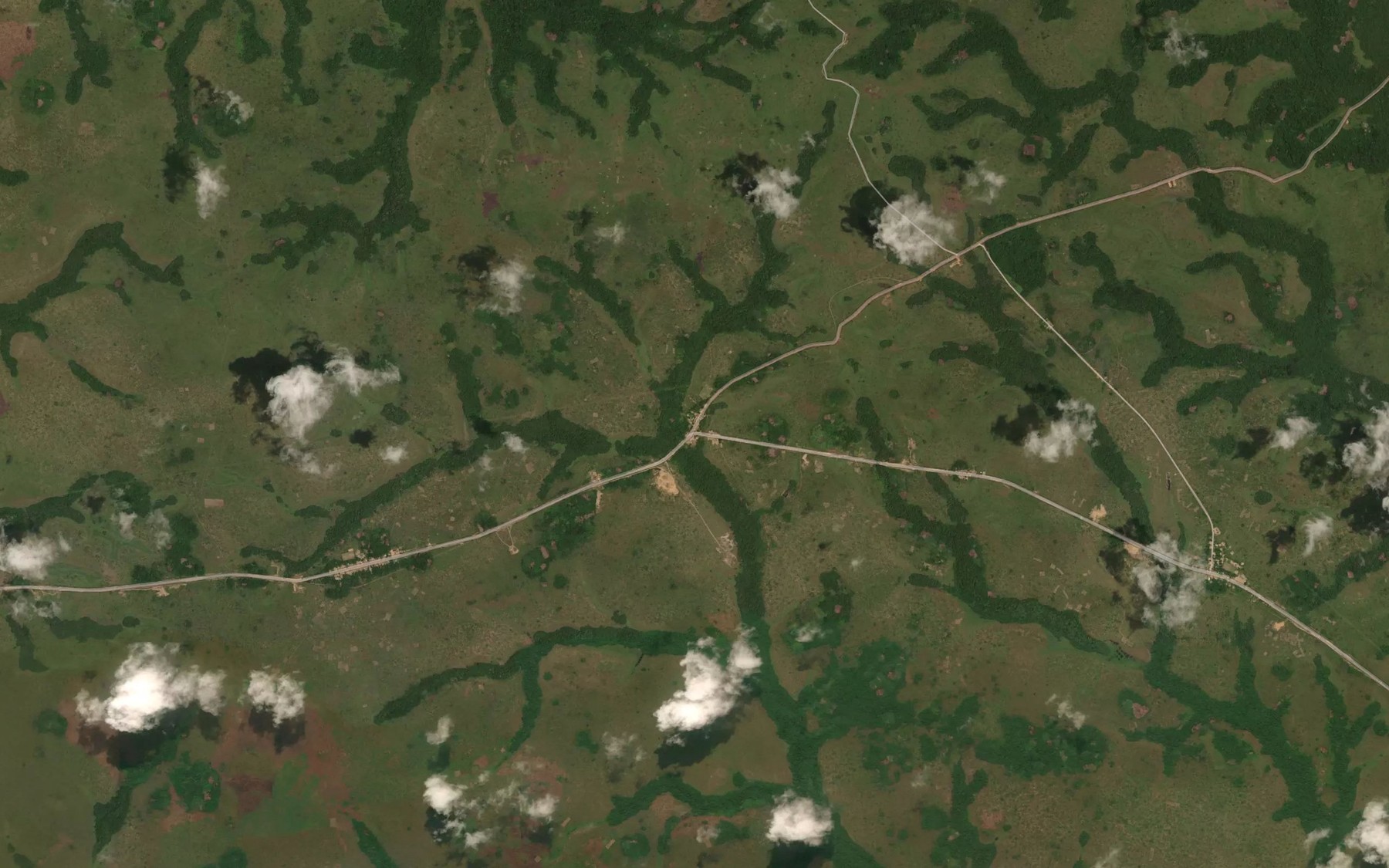 Satellite map of the Ibali