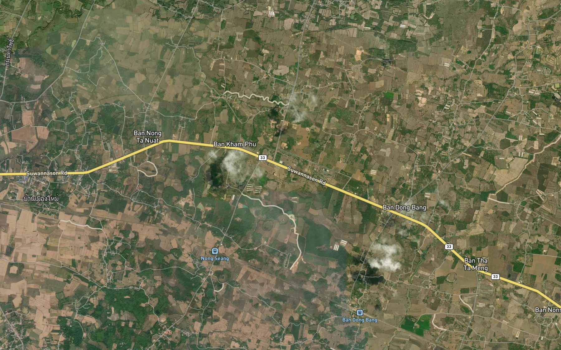 Satellite map of the Nong Khaen