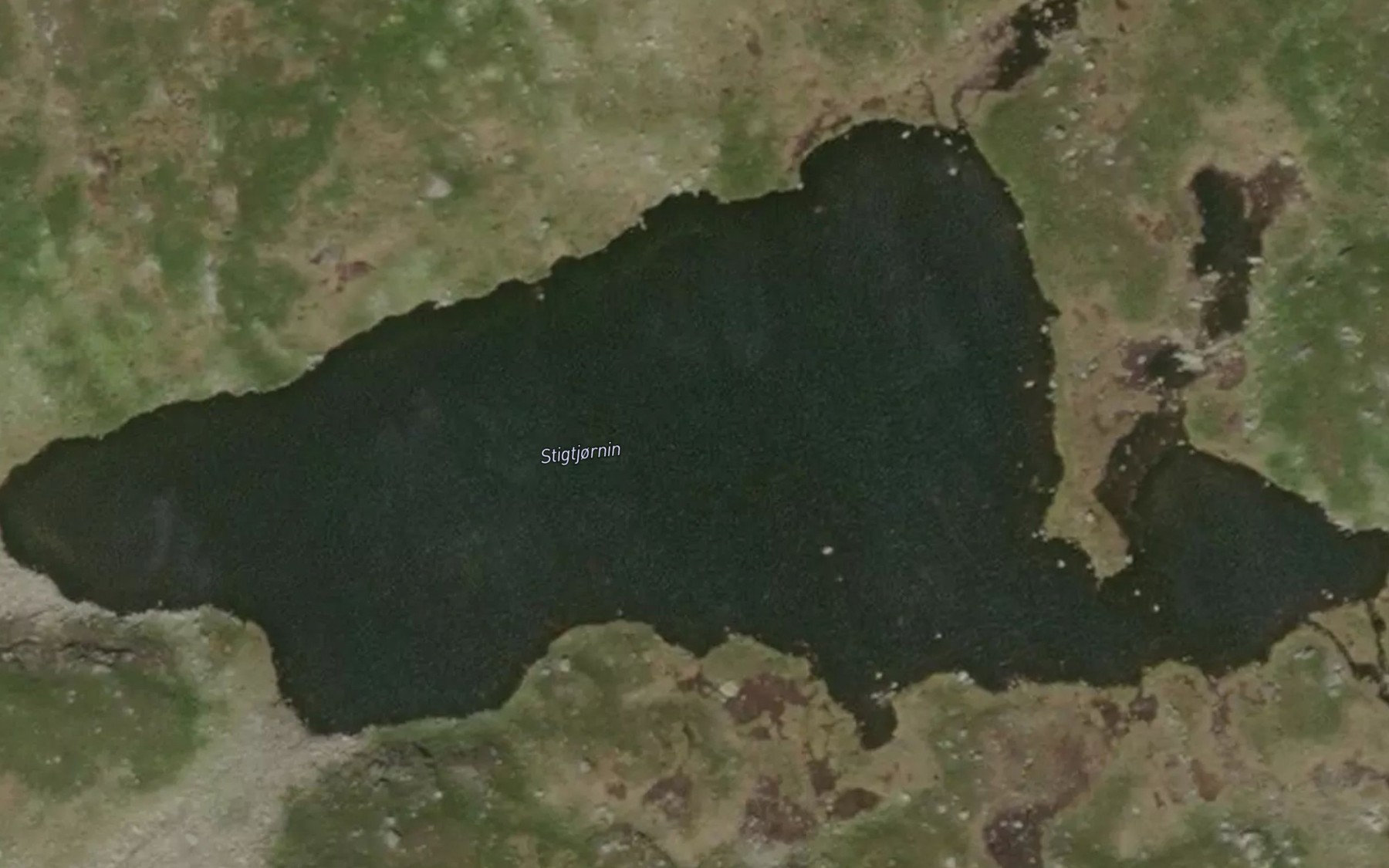 Satellite map of the Stigtjornin