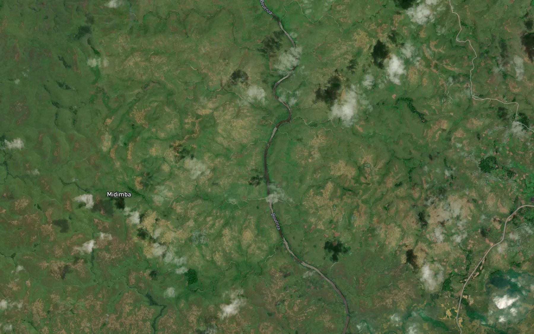 Satellite map of the Nkoso