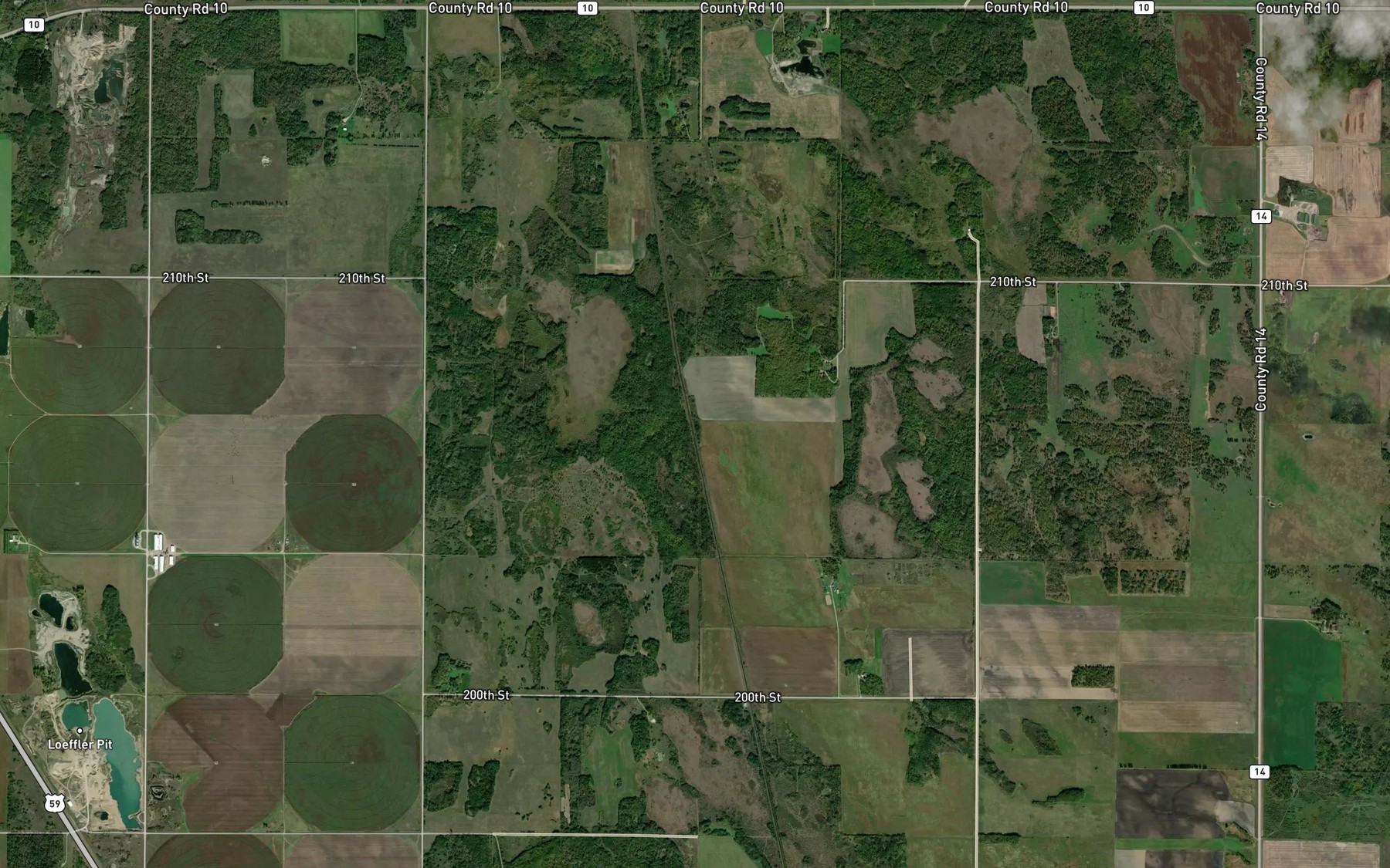Satellite map of the State Ditch Number Fortynine