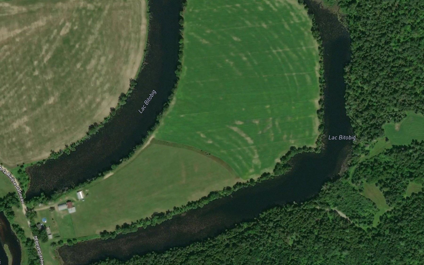 Satellite map of the Lac Bitobig
