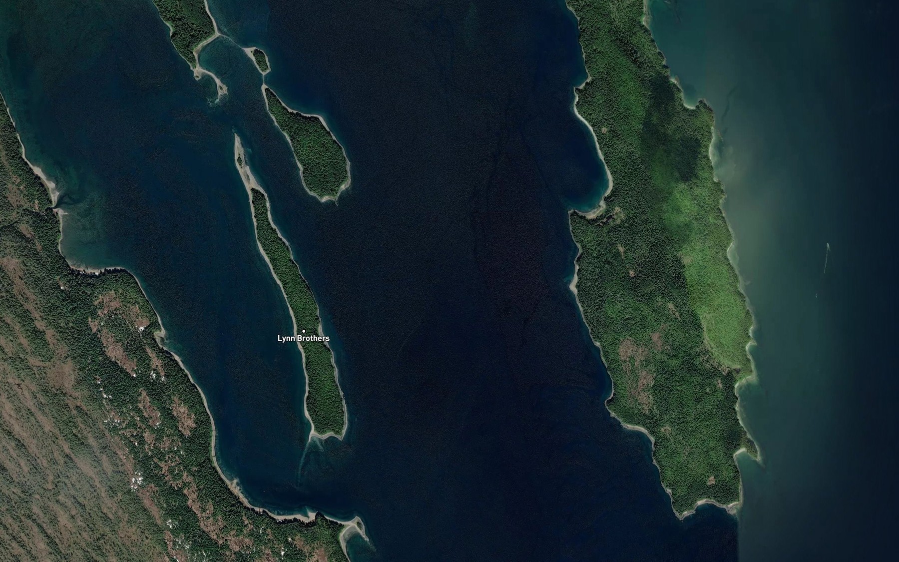 Satellite map of the Saint James Bay