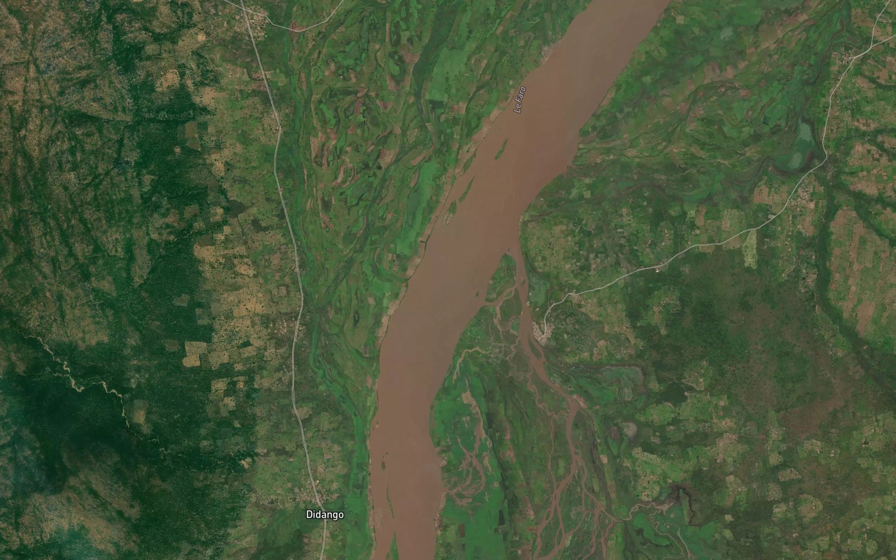 Satellite map of the Mayo Pounko