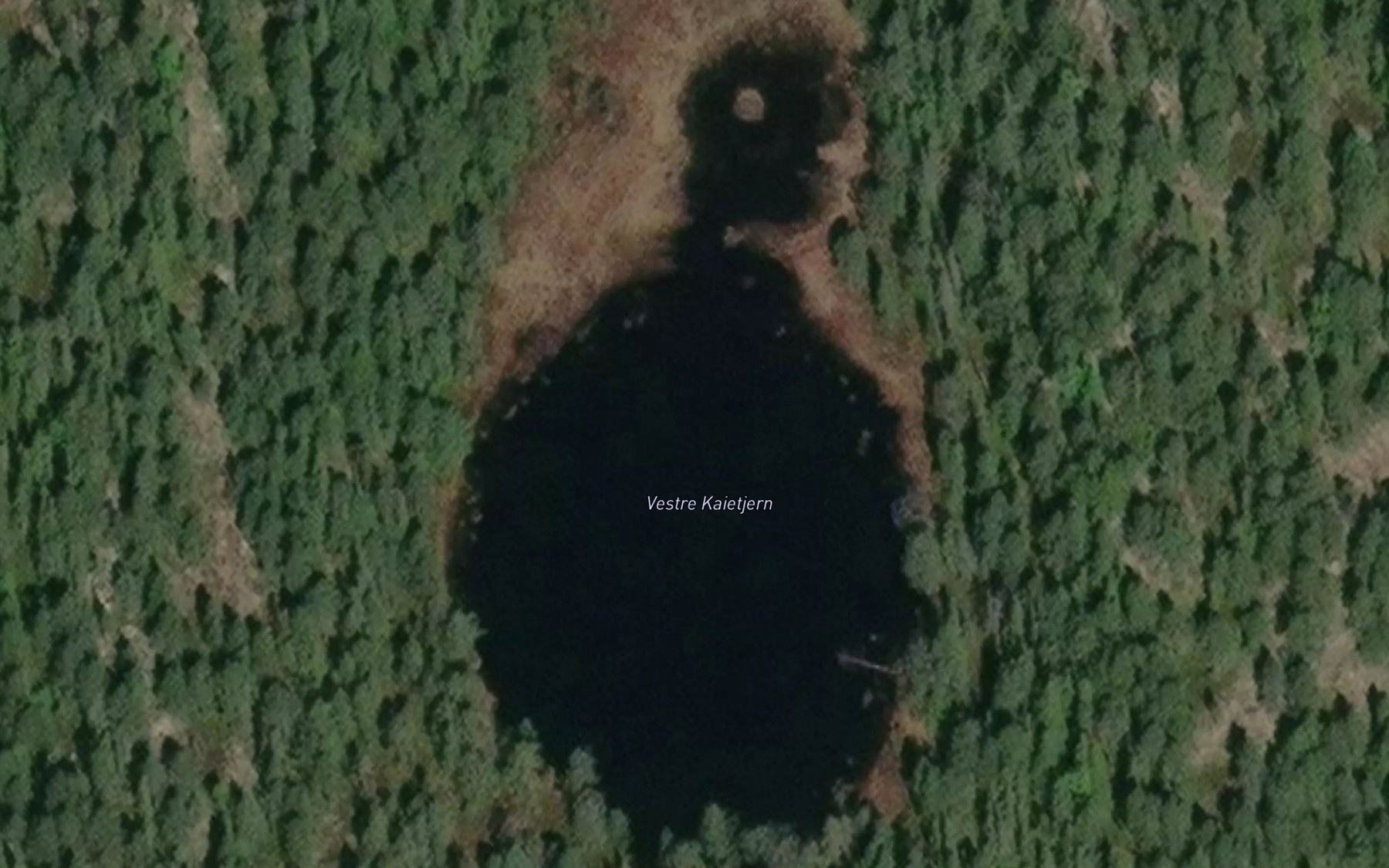 Satellite map of the Vestre Kaietjern