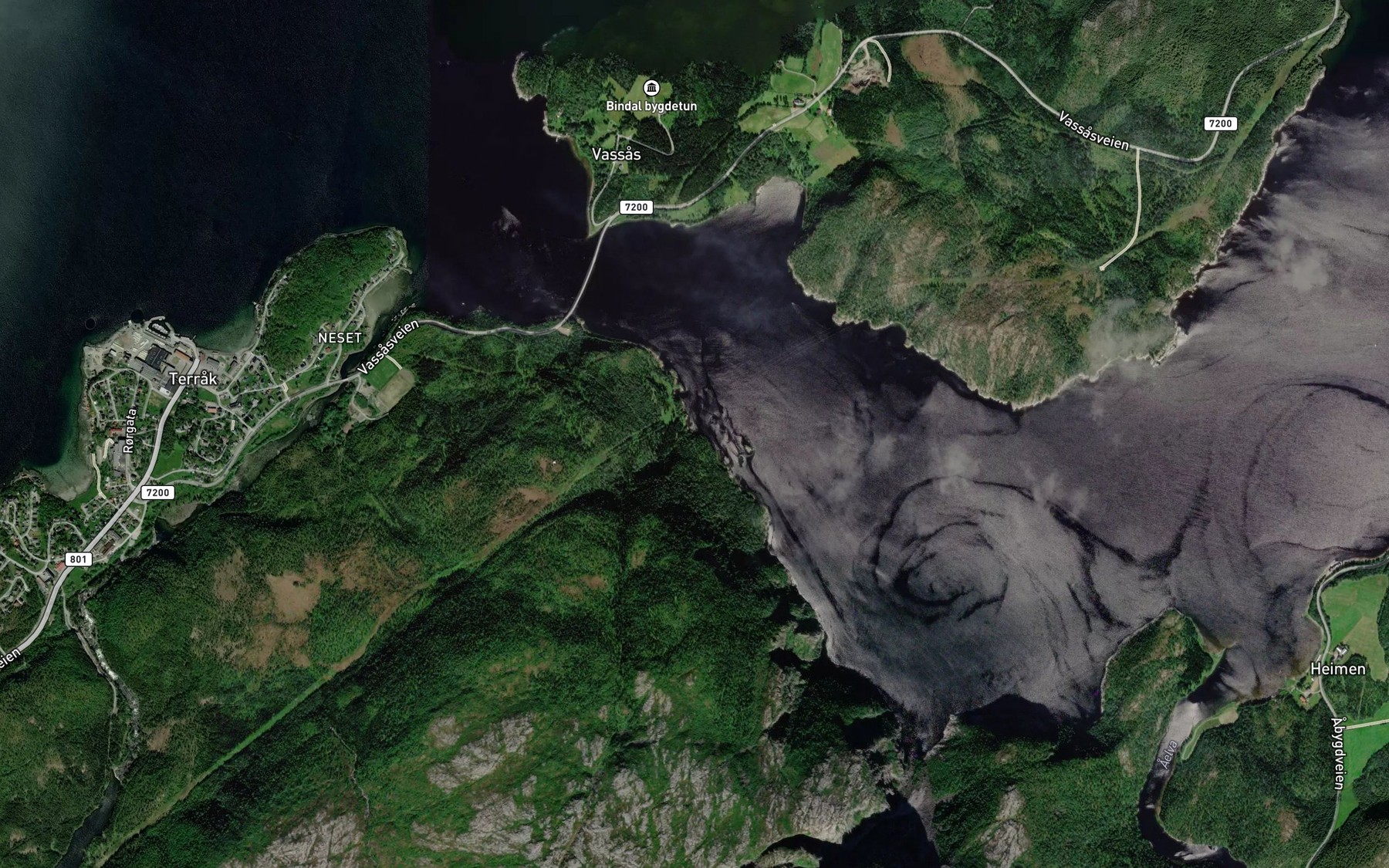 Satellite map of the Kattvika