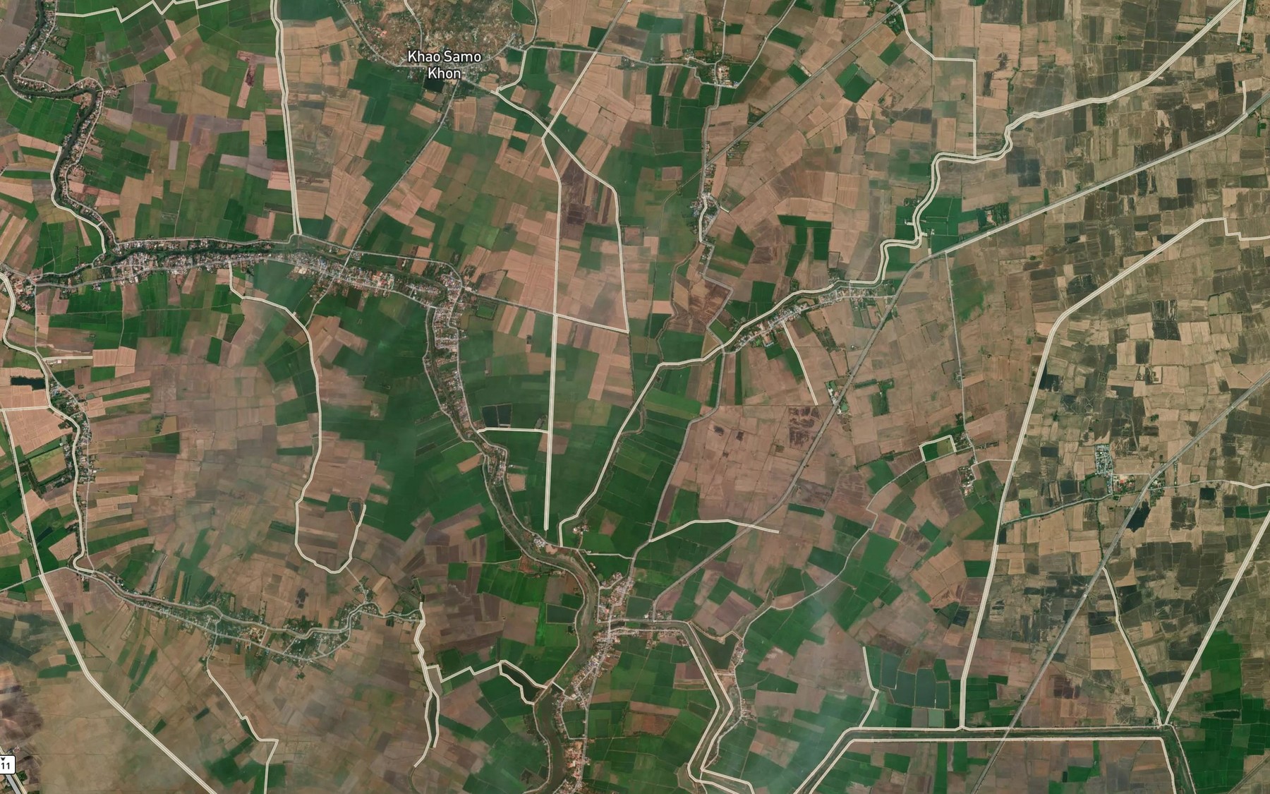 Satellite map of the Khlong Lam Nong Phung Khe