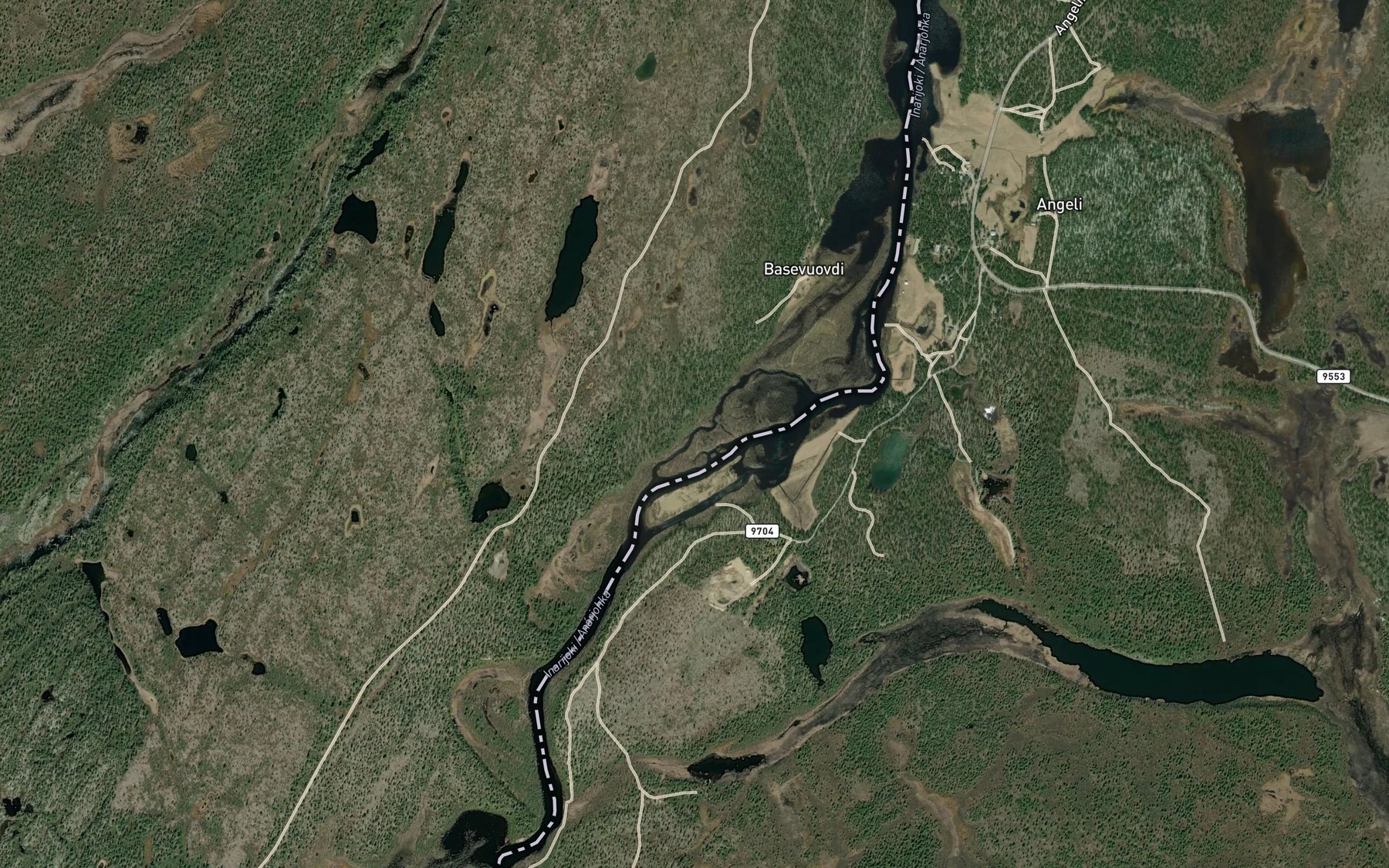 Satellite map of the Bovccis