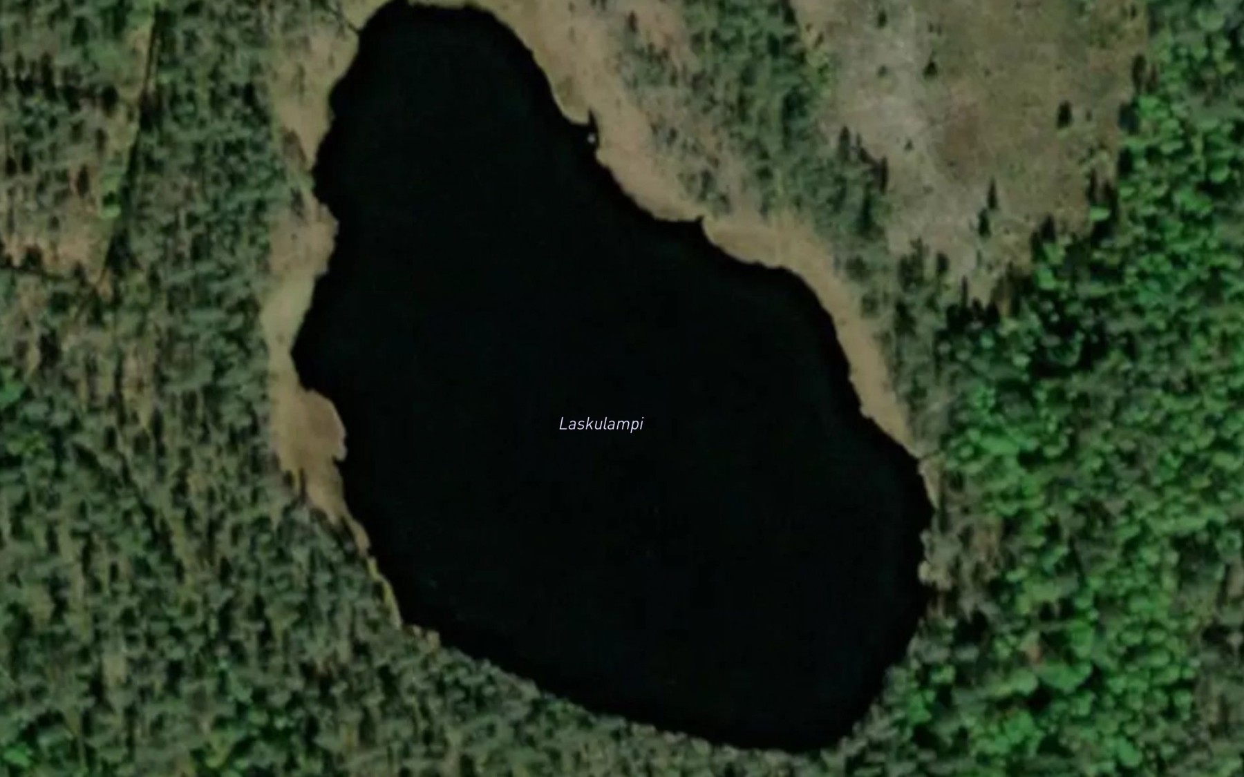 Satellite map of the Laskulampi