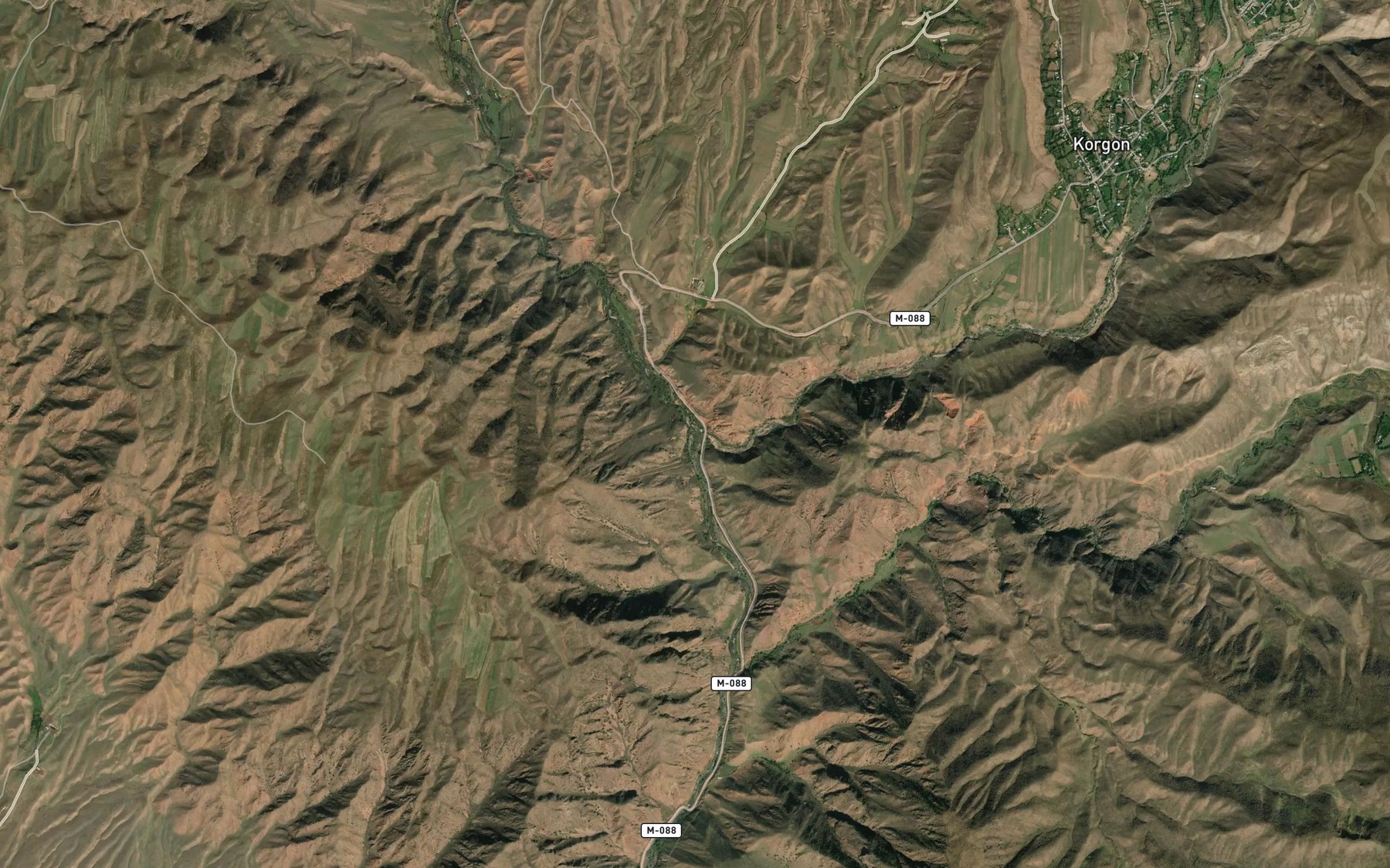 Satellite map of the Bel'-Aldy